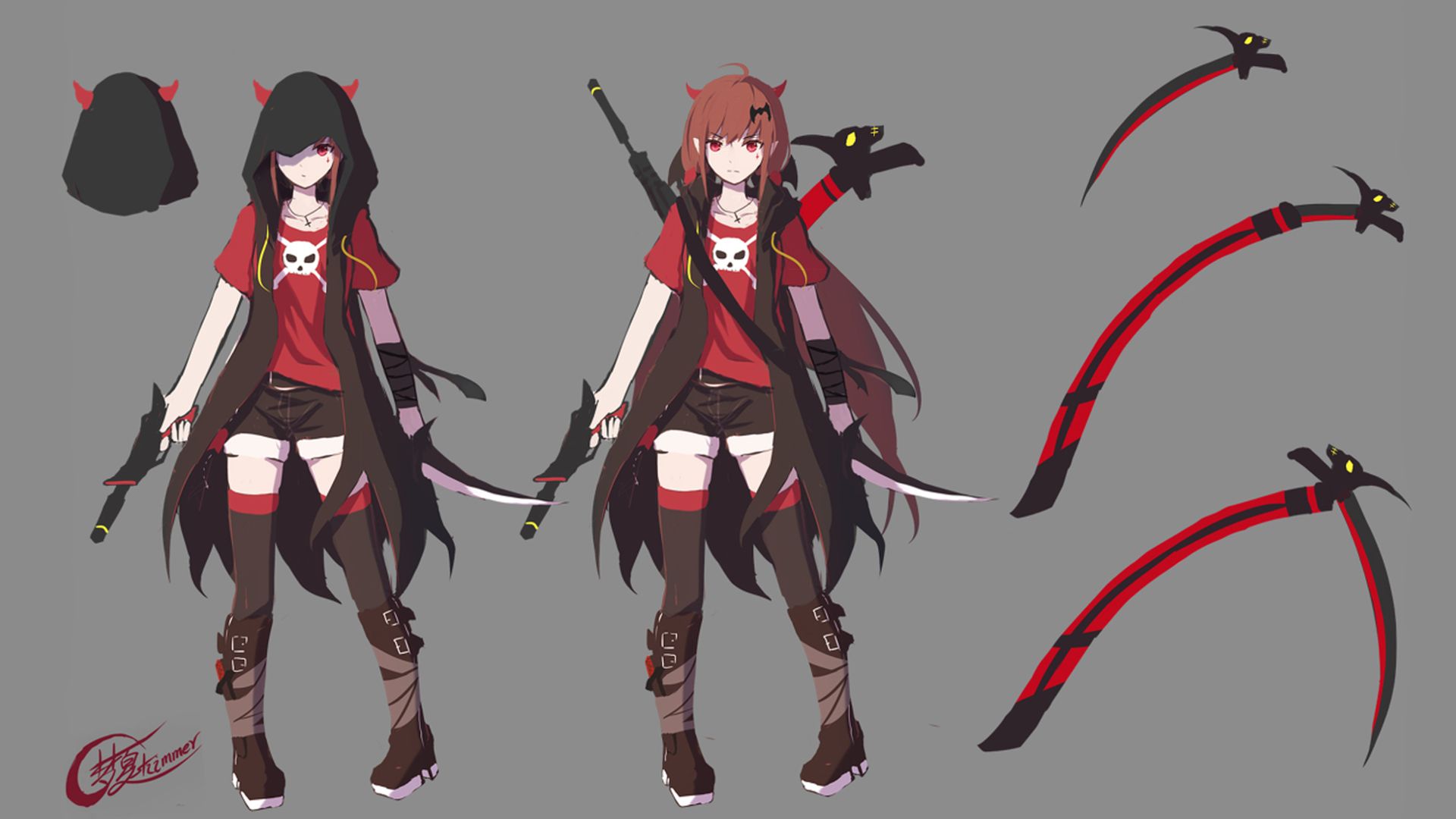 STL file Anime Scythe Version 1・Design to download and 3D print・Cults