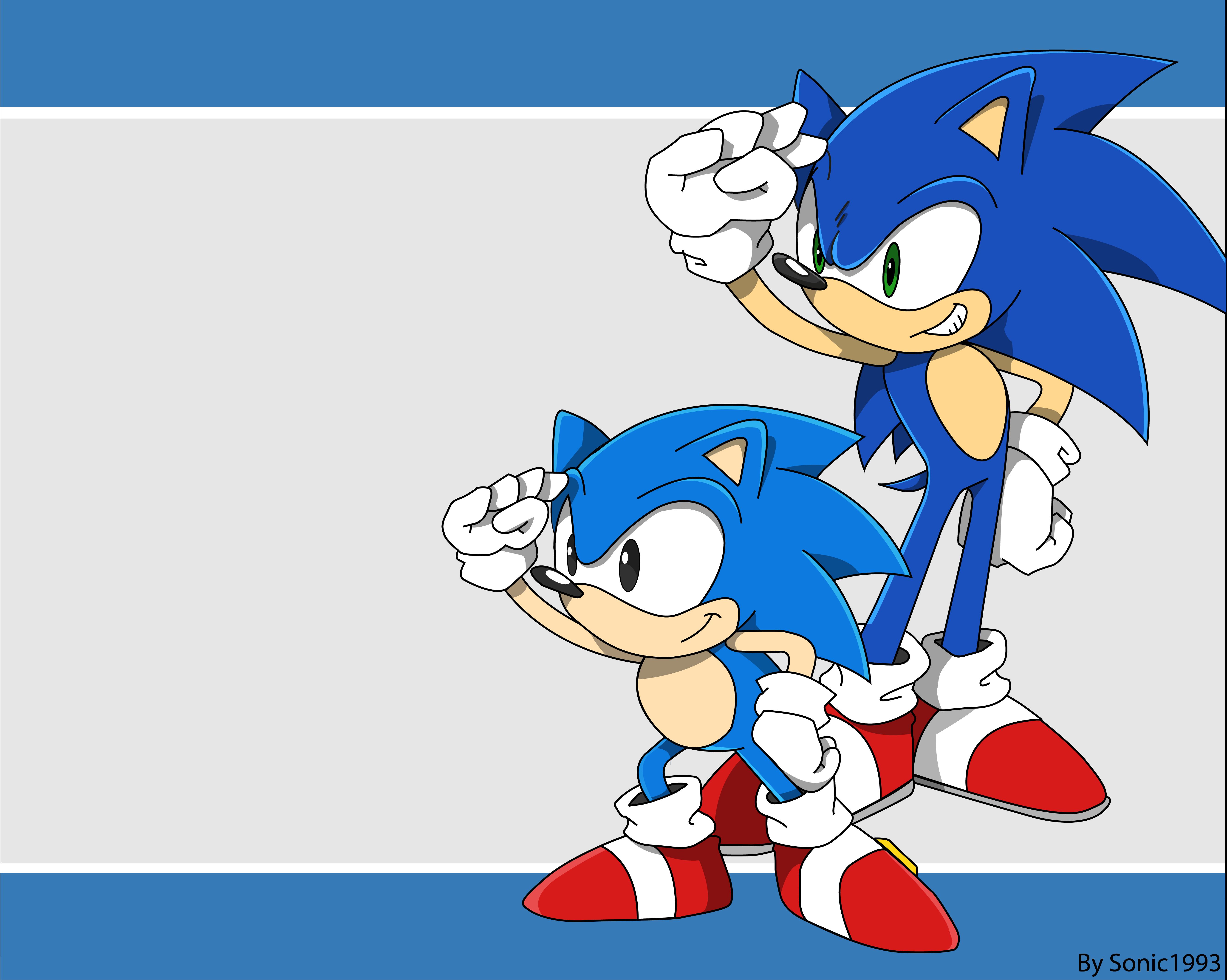 Classic Sonic The Hedgehog And Friends Wallpaper by SonicTheHedgehogBG on  DeviantArt  Sonic the hedgehog Classic sonic Sonic