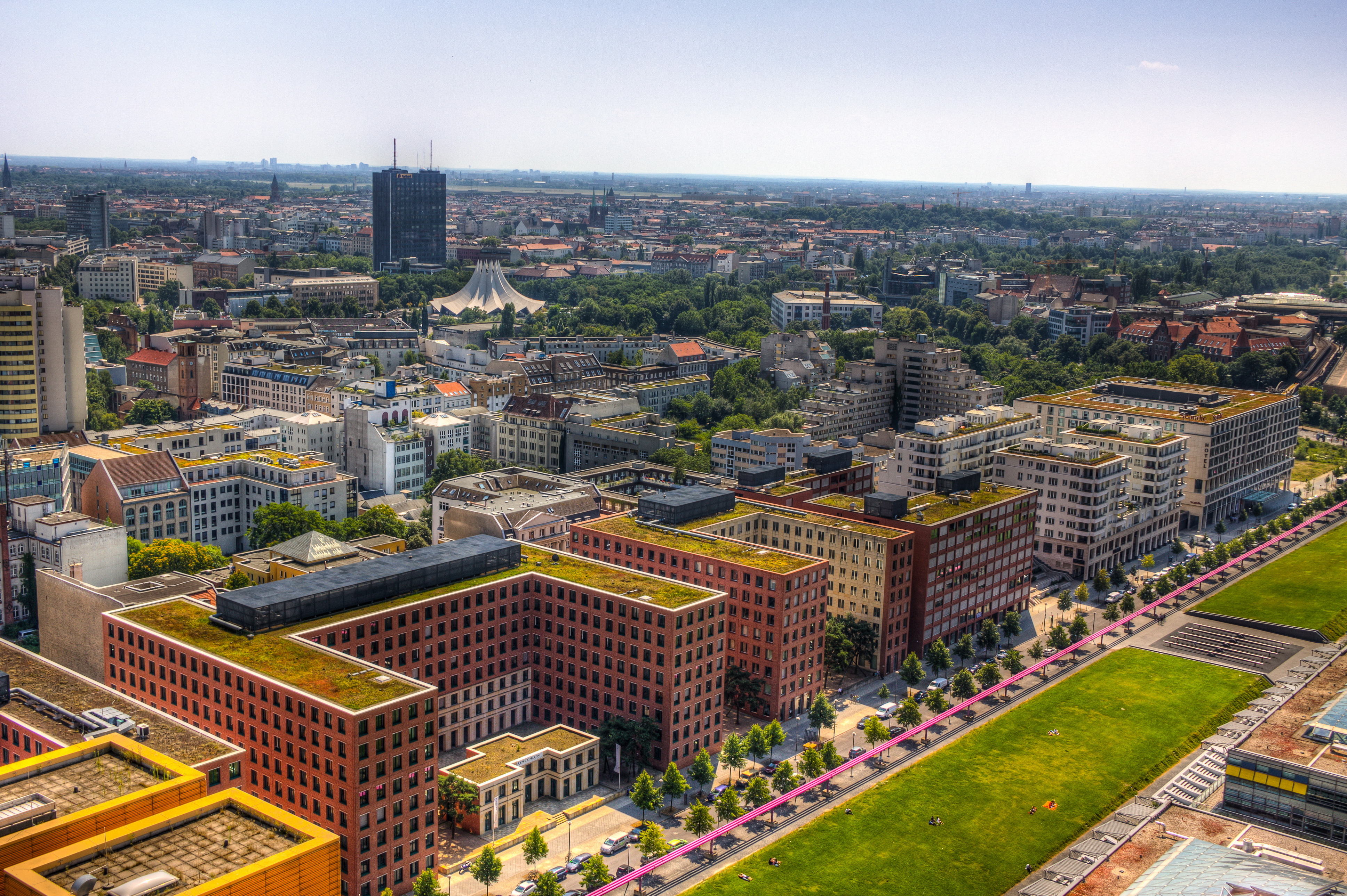 hdr, megalopolis, cities, berlin, building, megapolis, germany Full HD