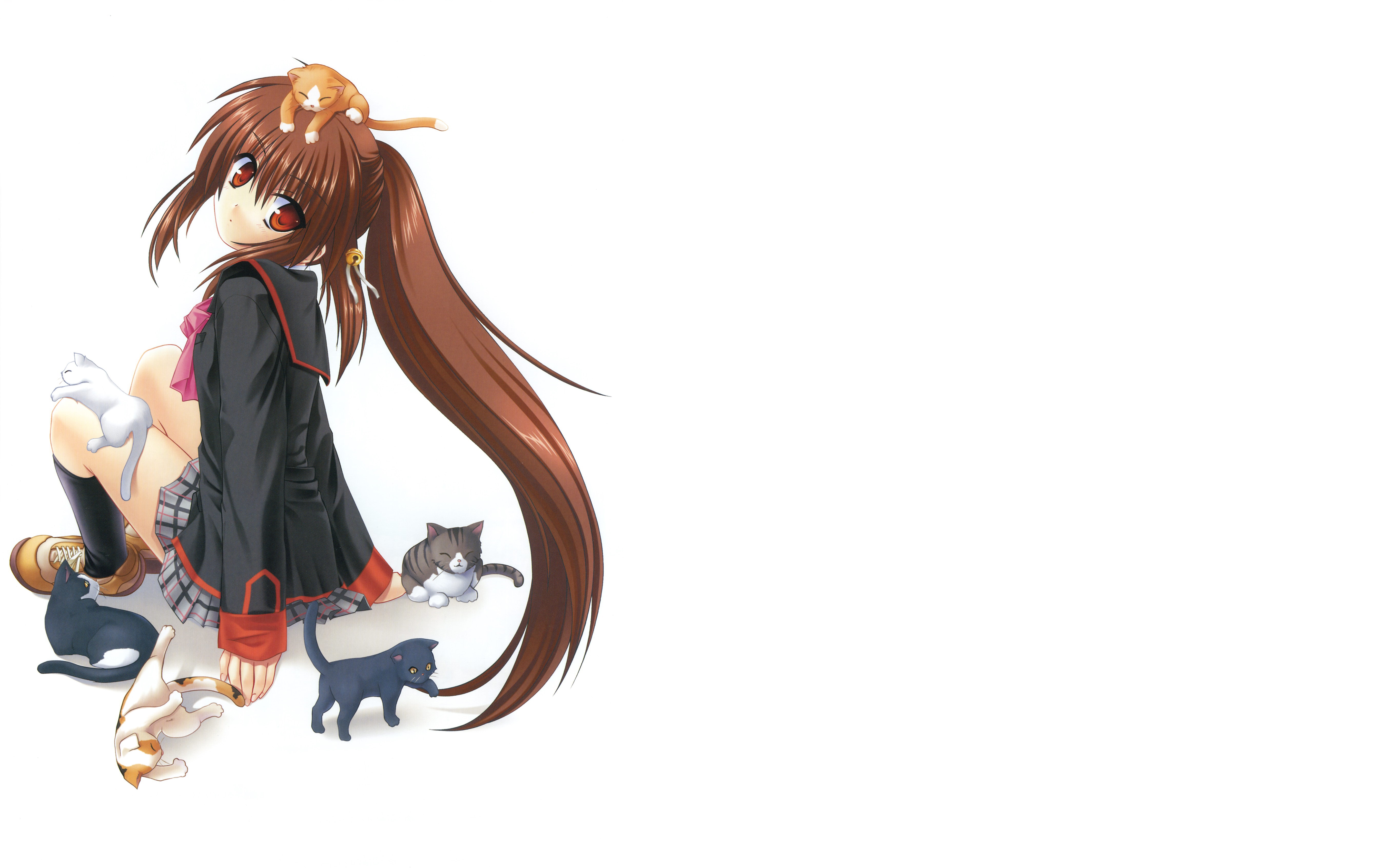 つ 1. Rin Natsume. Маленькие проказники Нацуме Рин. Little Busters Rin Natsume and Kyousuke.