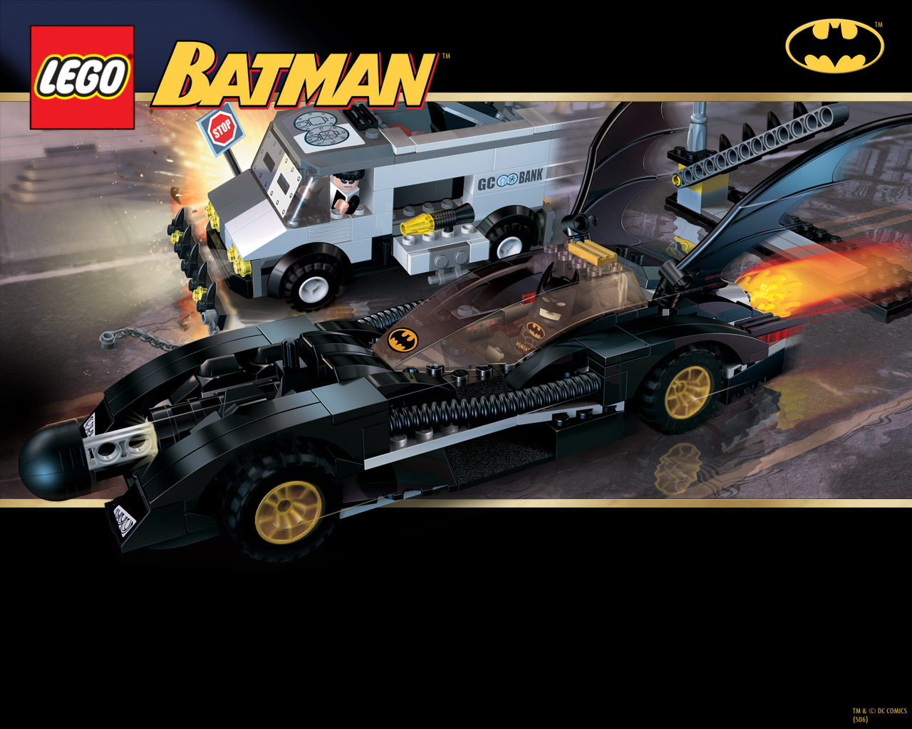 products, lego, batmobile lock screen backgrounds
