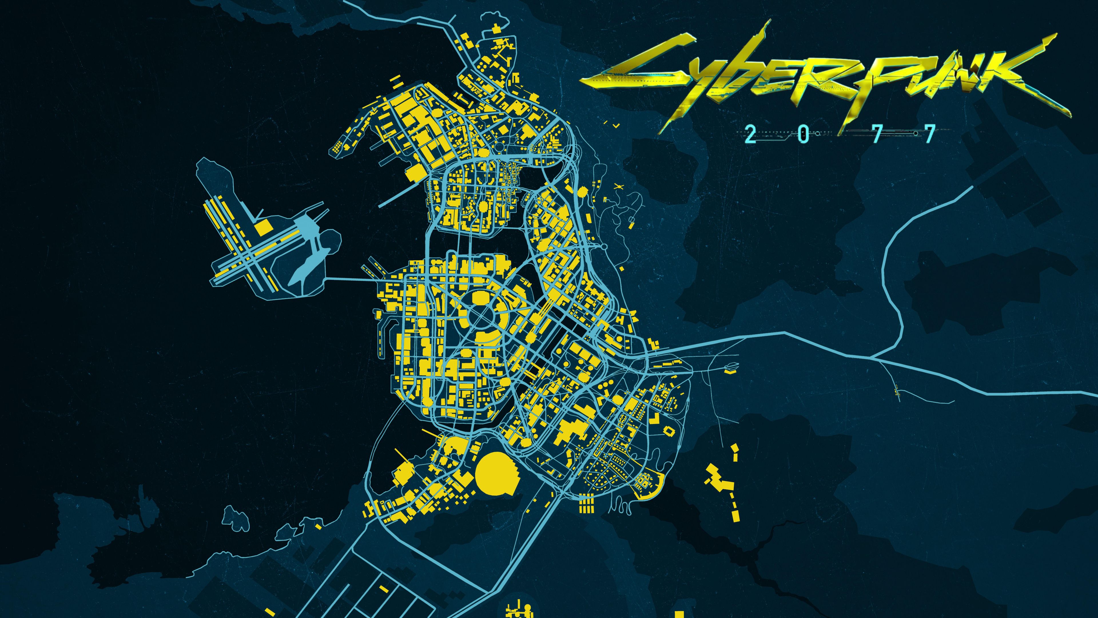 Cyberpunk night city map фото 67