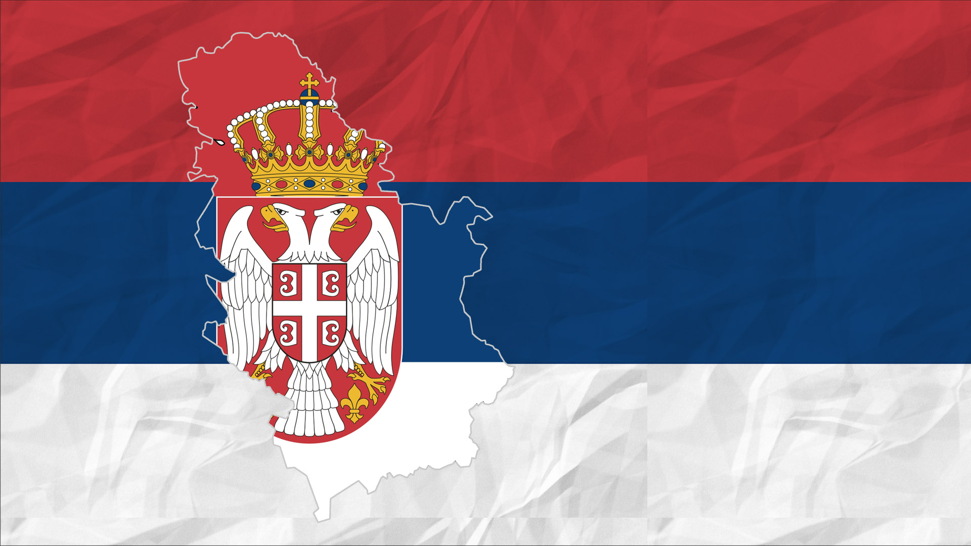 Скачать обои Флаг Сербии на телефон бесплатно
