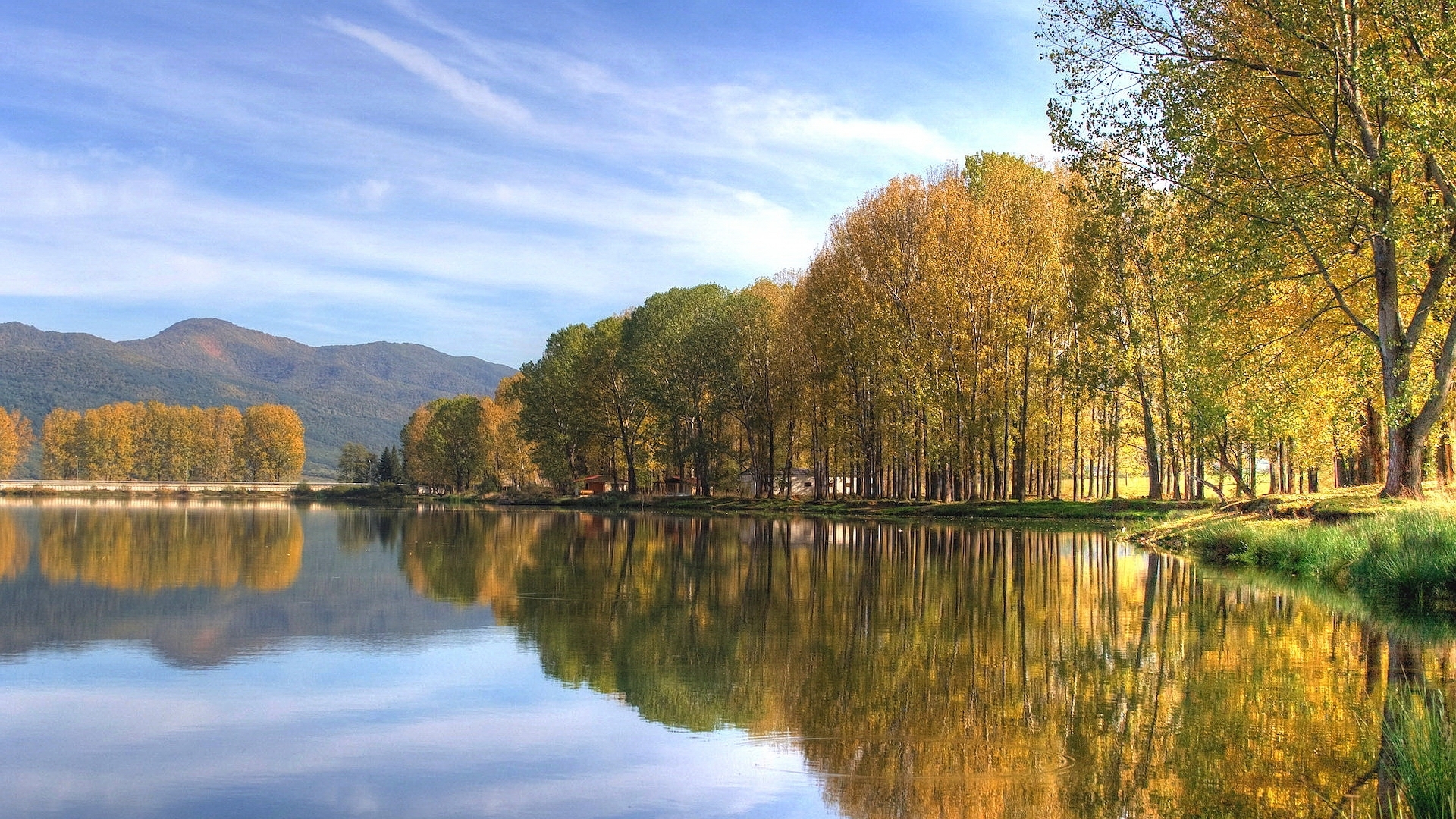 Download mobile wallpaper Landscape, Lakes, Autumn for free.