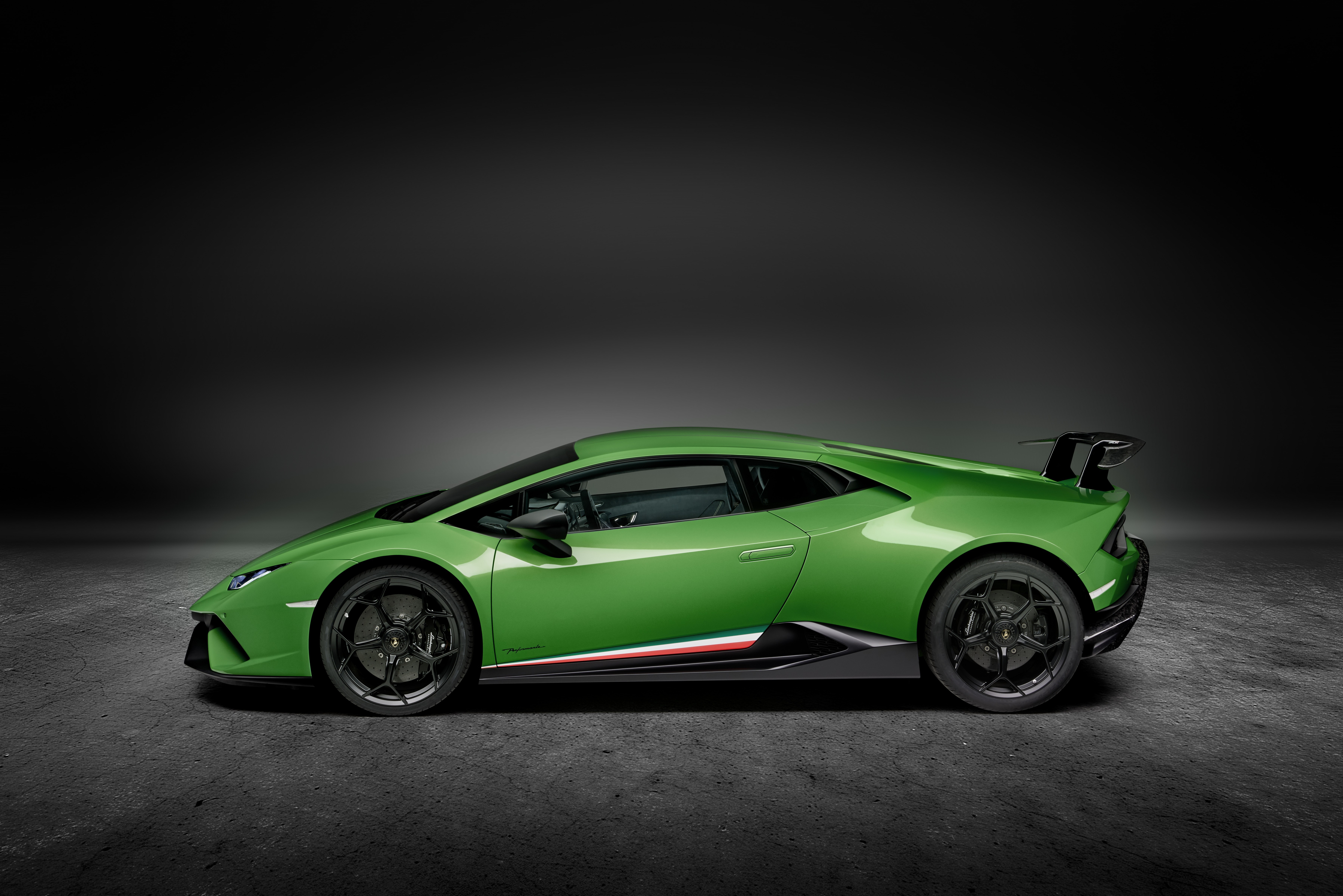 Dark Green Lamborghini