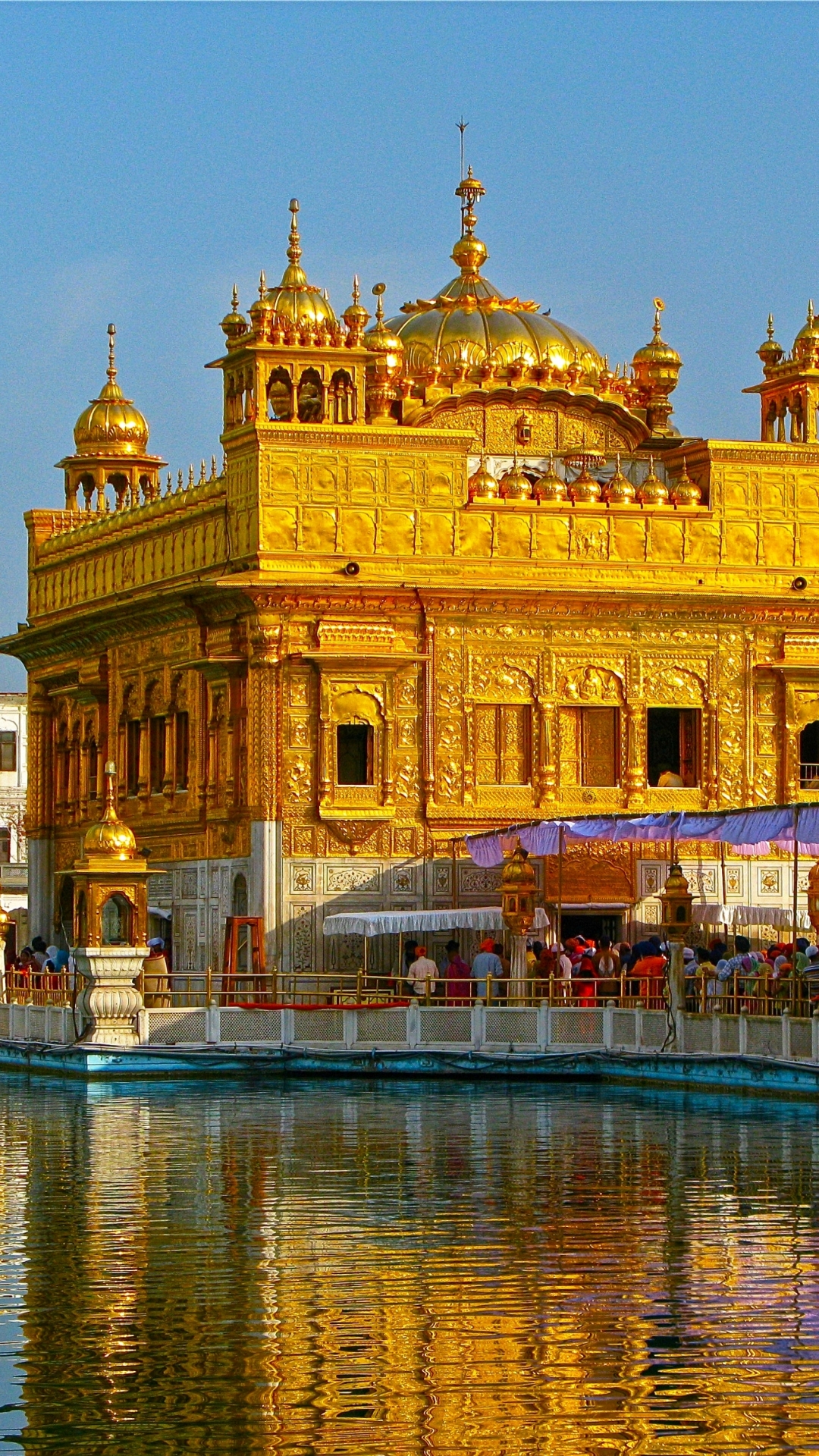 1100247 descargar fondo de pantalla religioso, harmandir sahib, templo de oro, amritsar, india, templos: protectores de pantalla e imágenes gratis