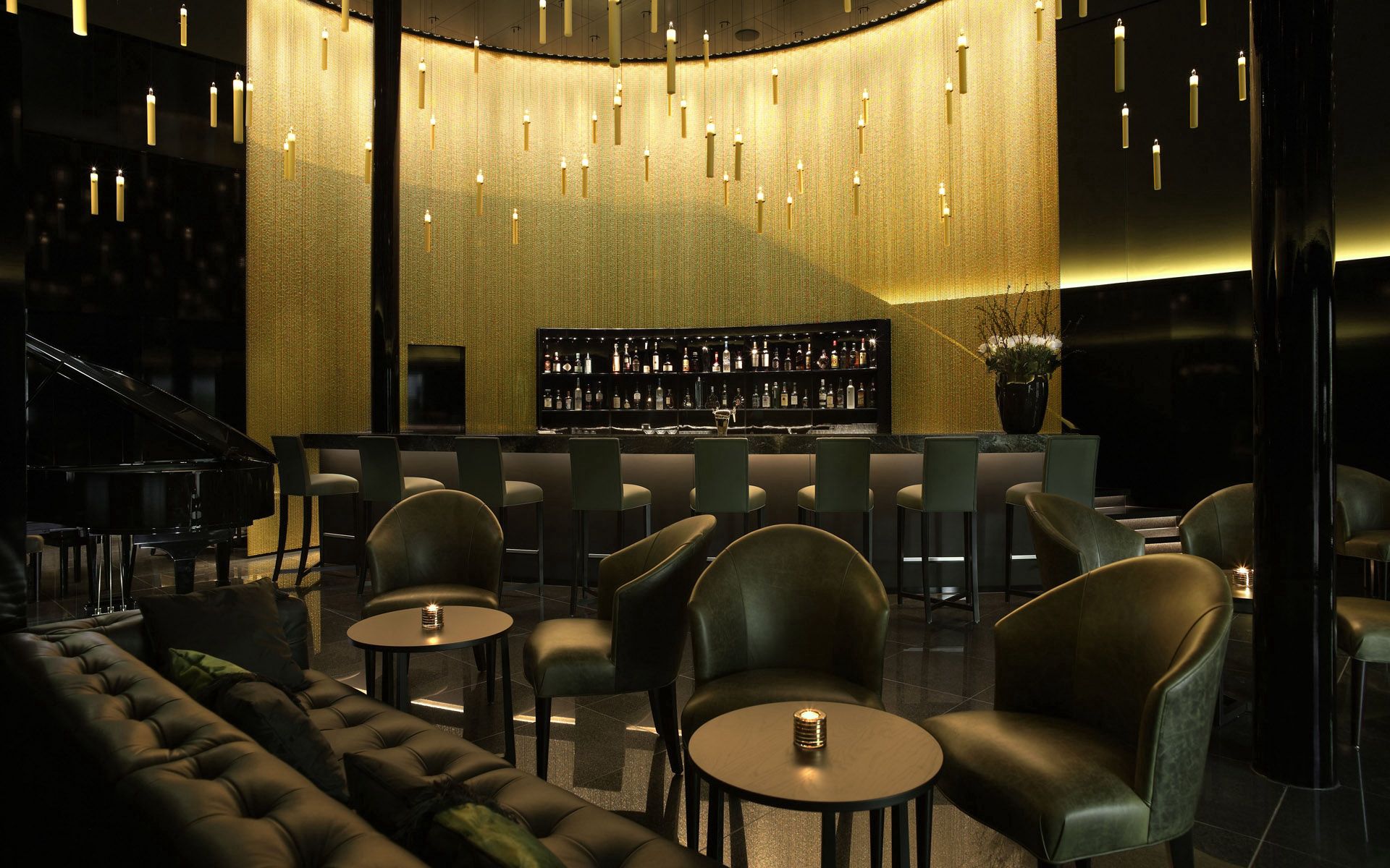 interior, dark, miscellanea, miscellaneous, style, cafe, café, tables HD wallpaper