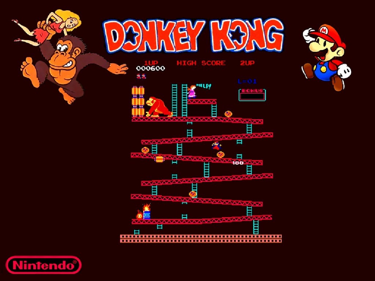 HD desktop wallpaper: Video Game, Donkey Kong download free picture #1467288