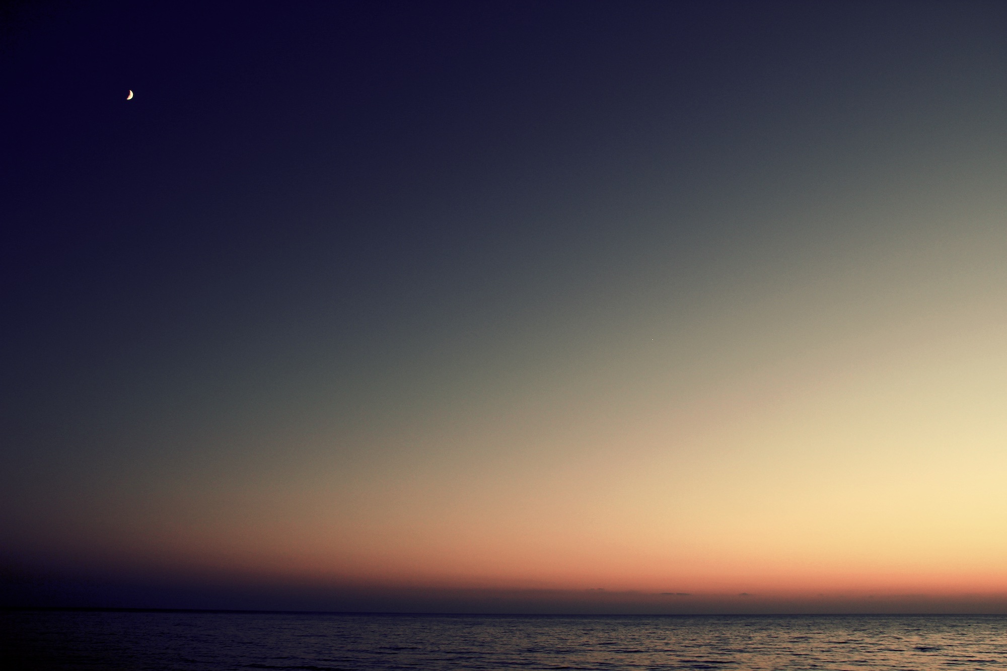 horizon, nature, sunset, sky, sea lock screen backgrounds
