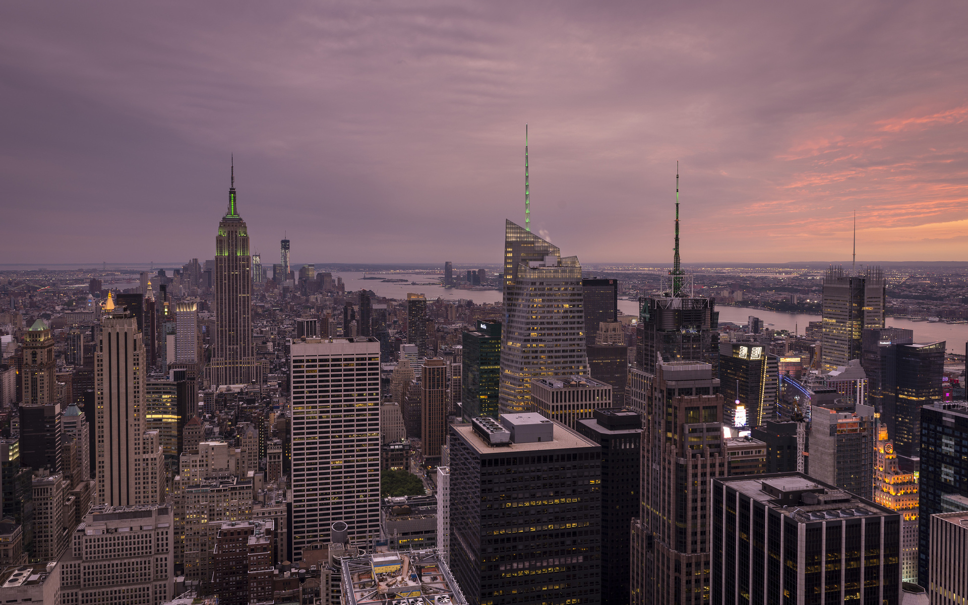 Нью Йорк город небоскребов