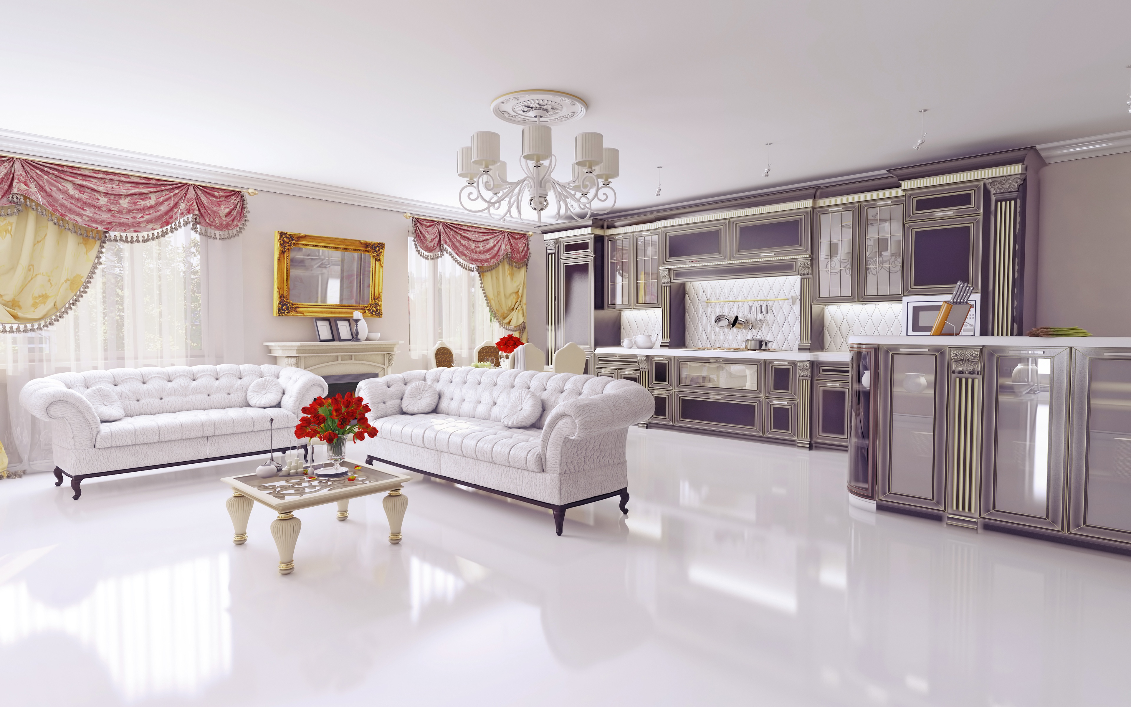 Mobile wallpaper sofa, furniture, man made, room, chandelier, living room