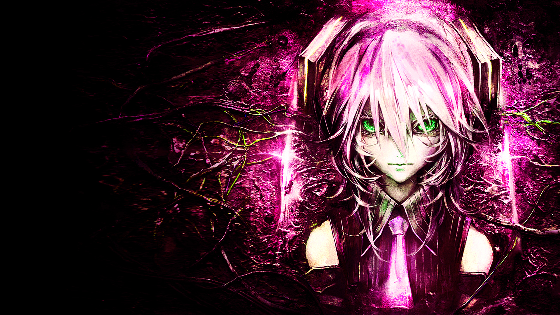 vocaloid, anime, green eyes, hatsune miku, pink hair wallpapers for tablet