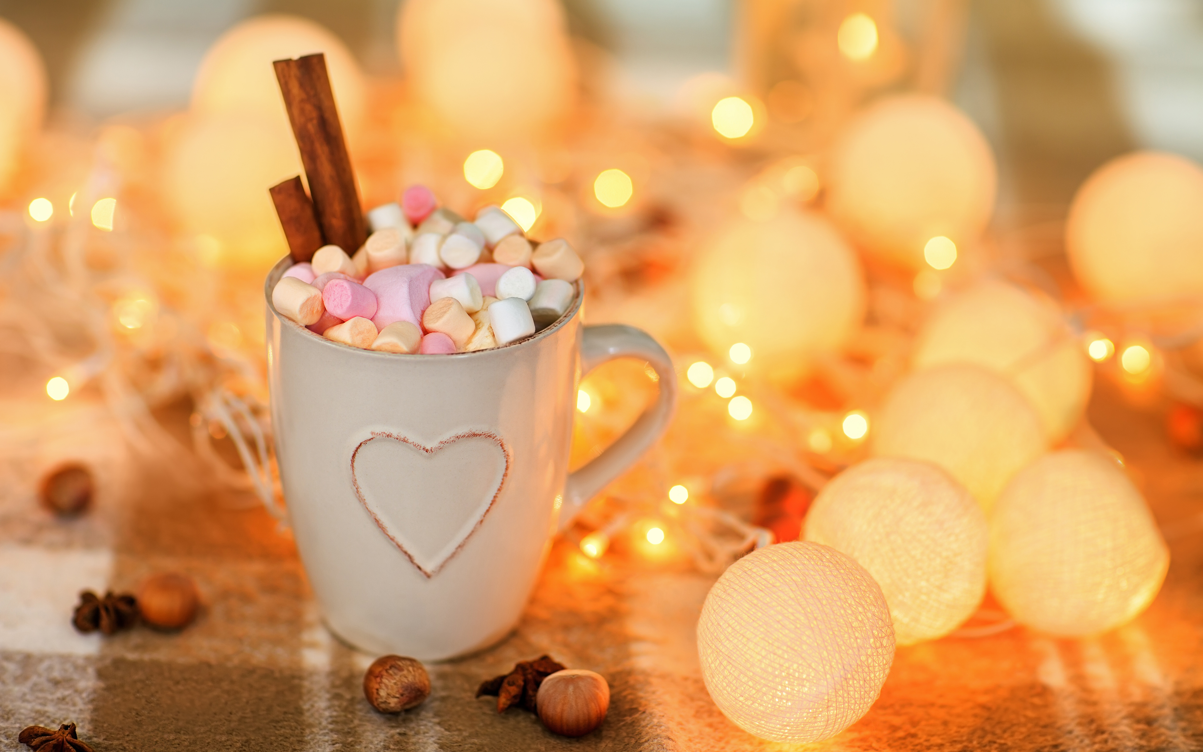 hot chocolate, mug, cinnamon, food, drink, marshmallow