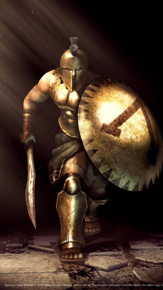 spartan warrior background