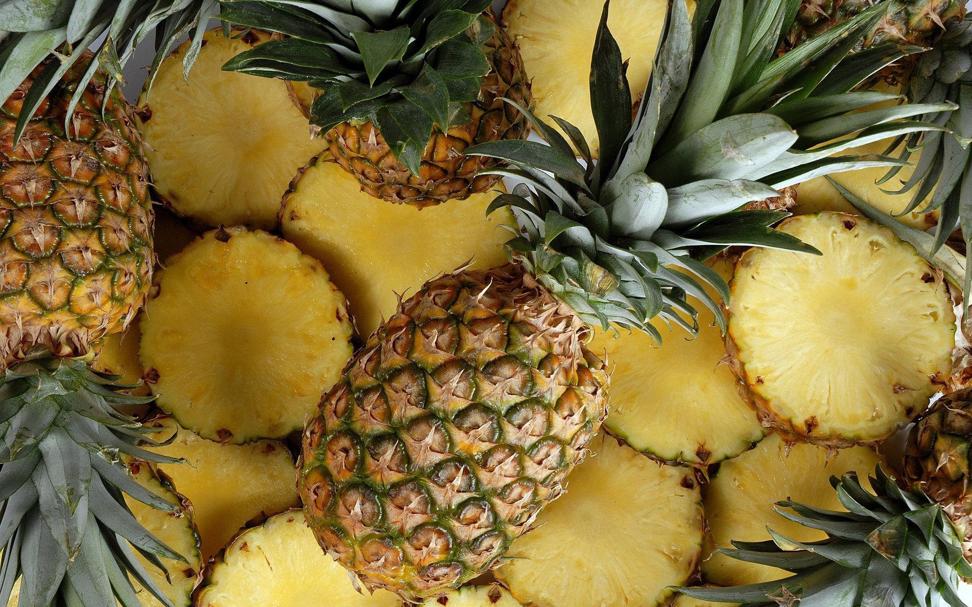 fruits, pineapple, food