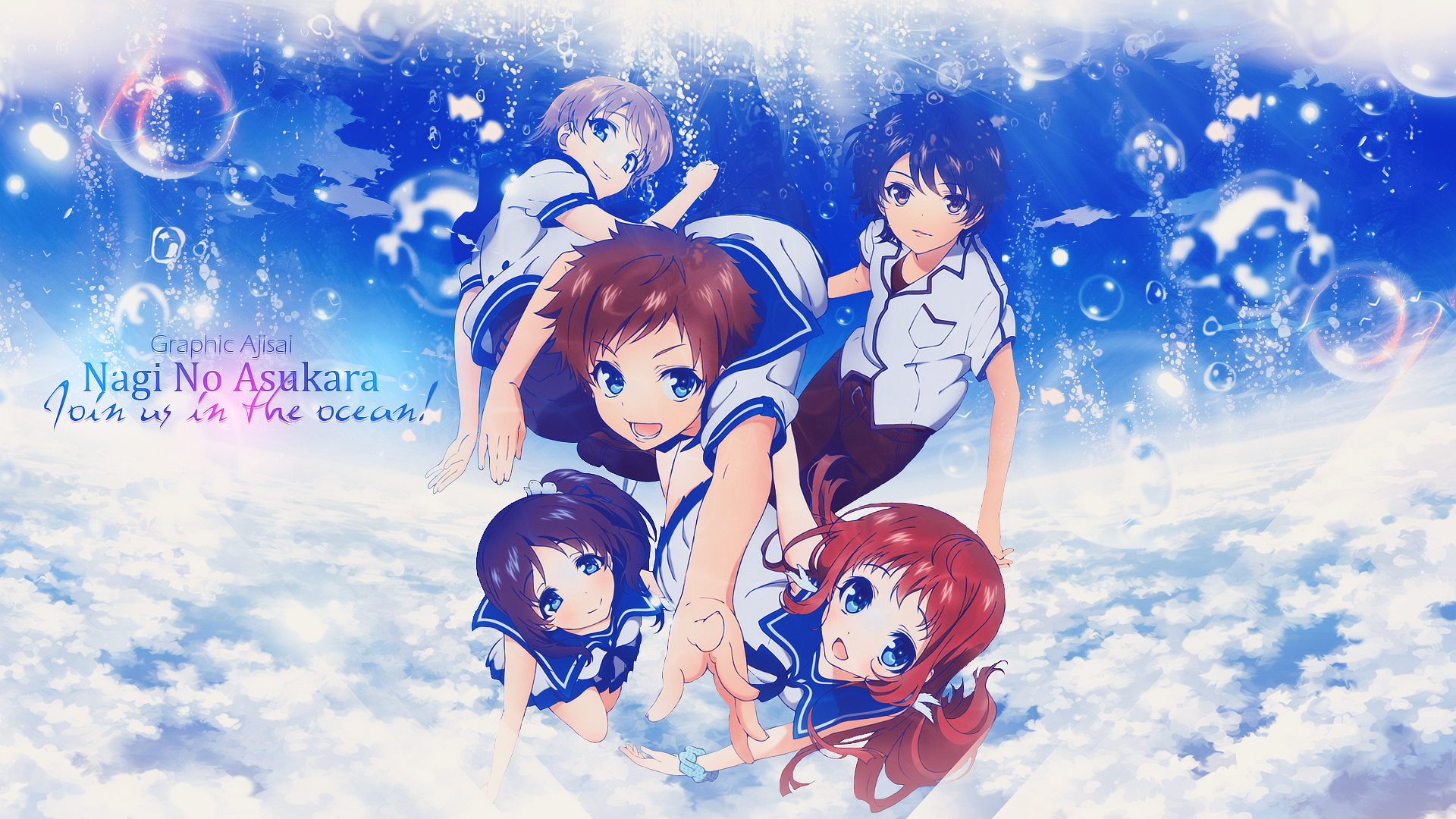 HD desktop wallpaper: Anime, Manaka Mukaido, Nagi No Asukara download free  picture #971049