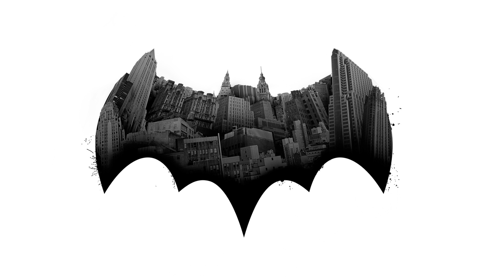 video game, batman: the telltale series, batman, gotham city, logo