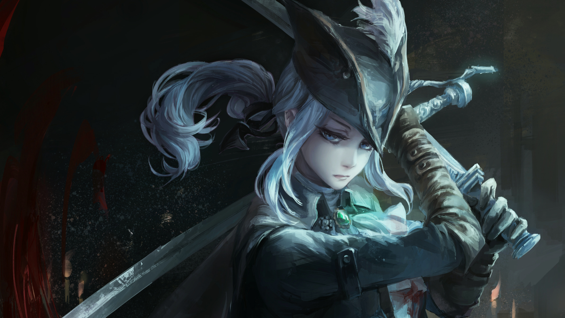 android lady maria (bloodborne), video game, bloodborne