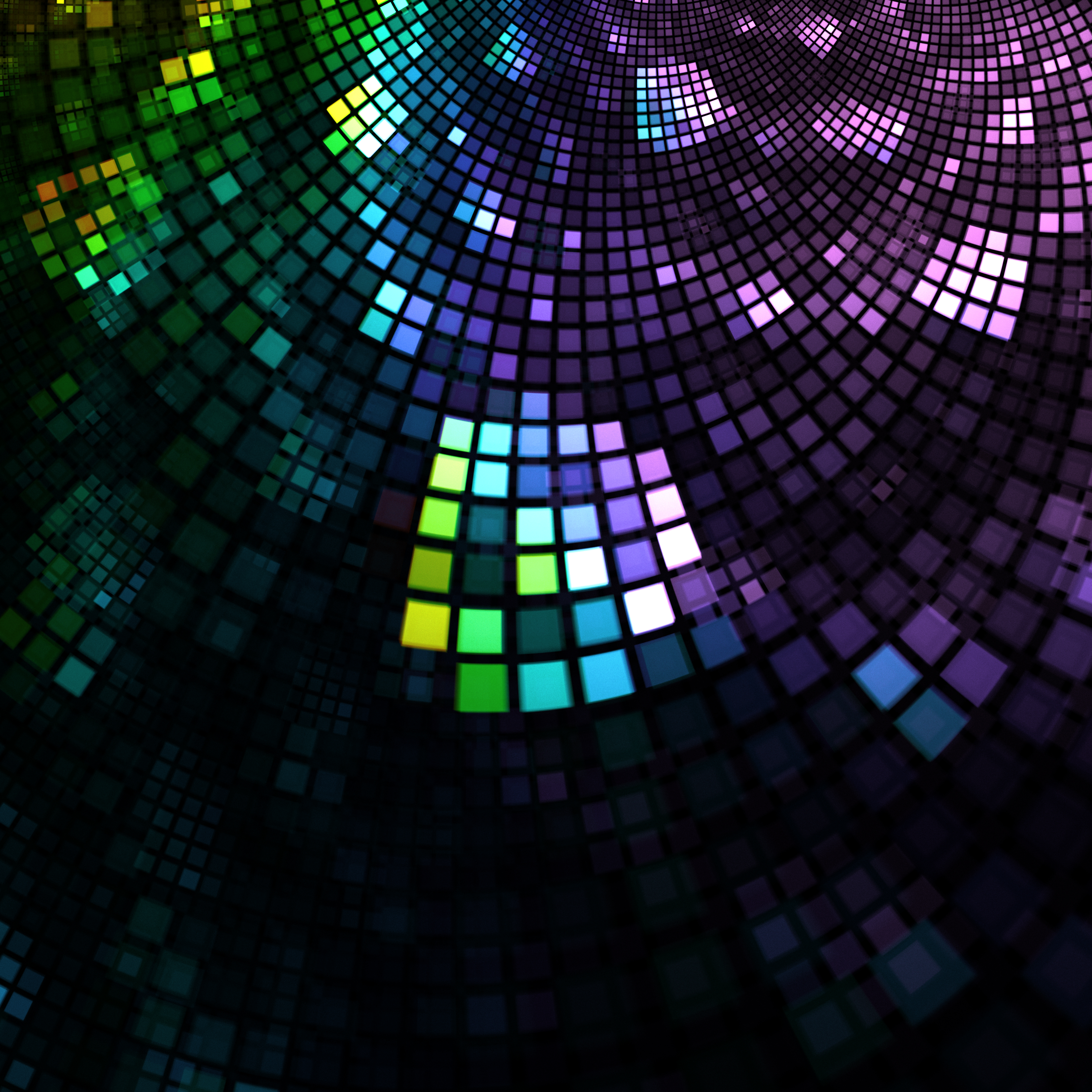 multicolored, mosaic, abstract, motley, pixels phone wallpaper