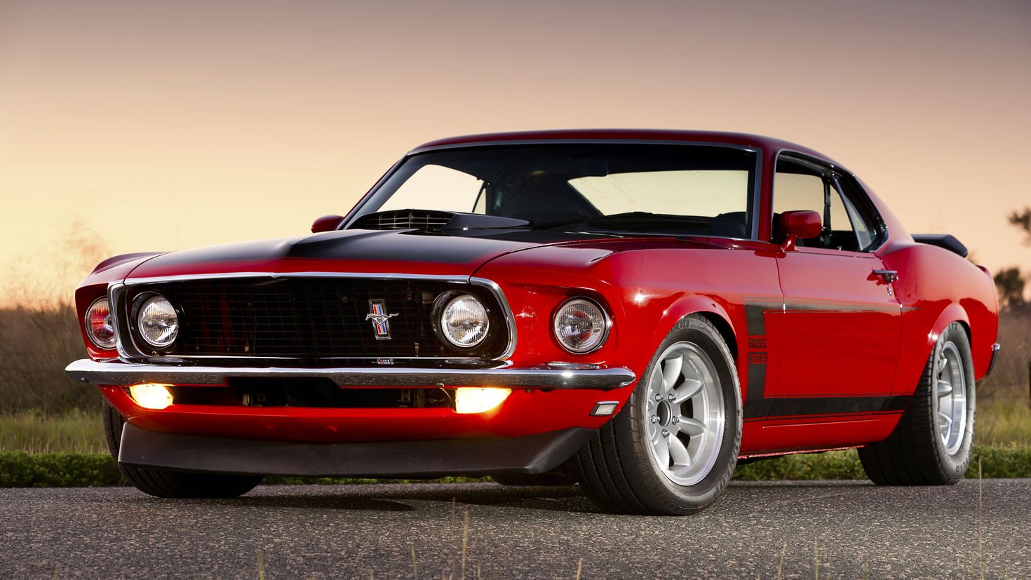 Обои машины. Ford Mustang Boss 302. Мустанг босс 429. Ford Mustang Boss 302 1969. Форд Мустанг 1969 красный.