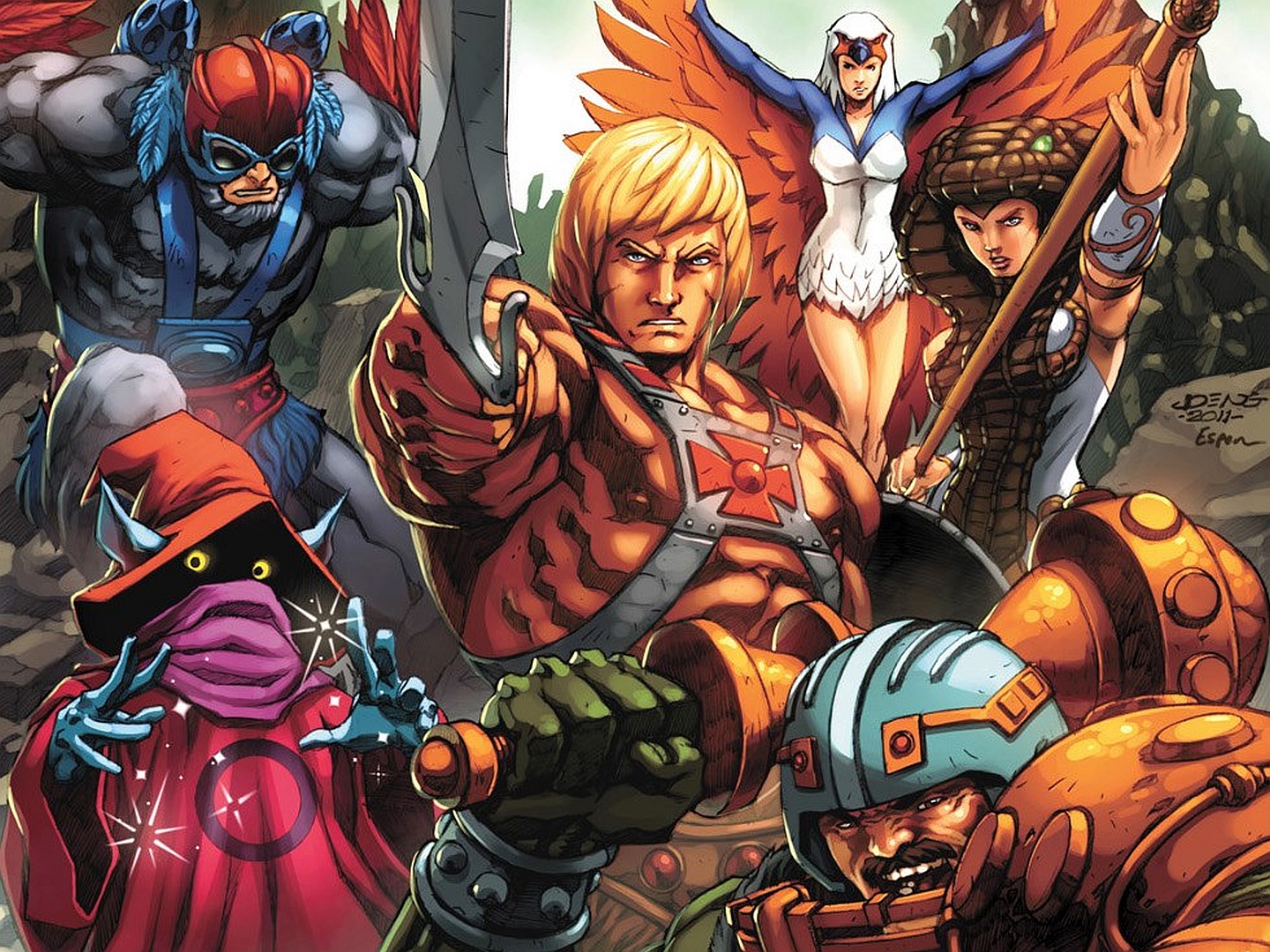 comics, masters of the universe