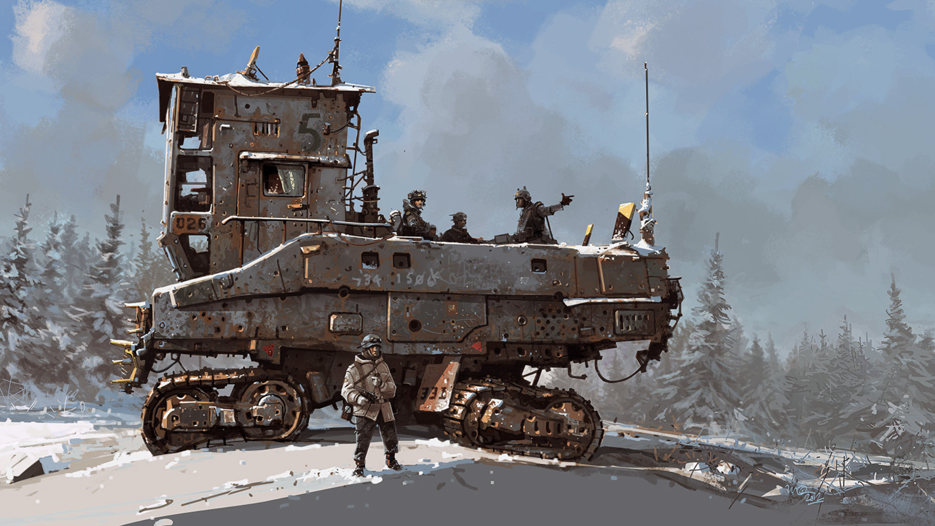 Ian MCQUE художник