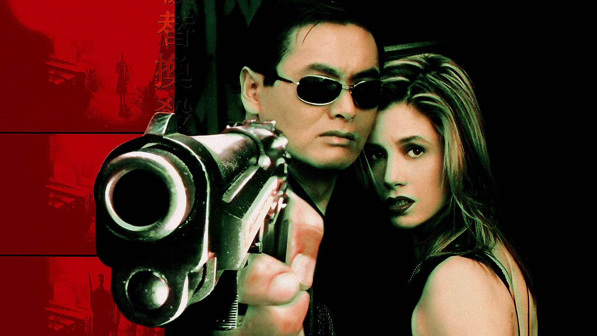 chow yun fat, movie, the replacement killers, mira sorvino 8K
