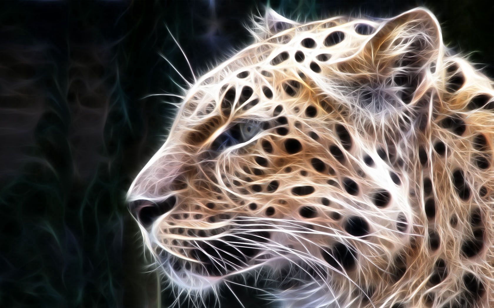 無料モバイル壁紙豹, ヒョウ, グロー, 匂う, 輝く, 光, 台詞, 線, 抽象をダウンロードします。