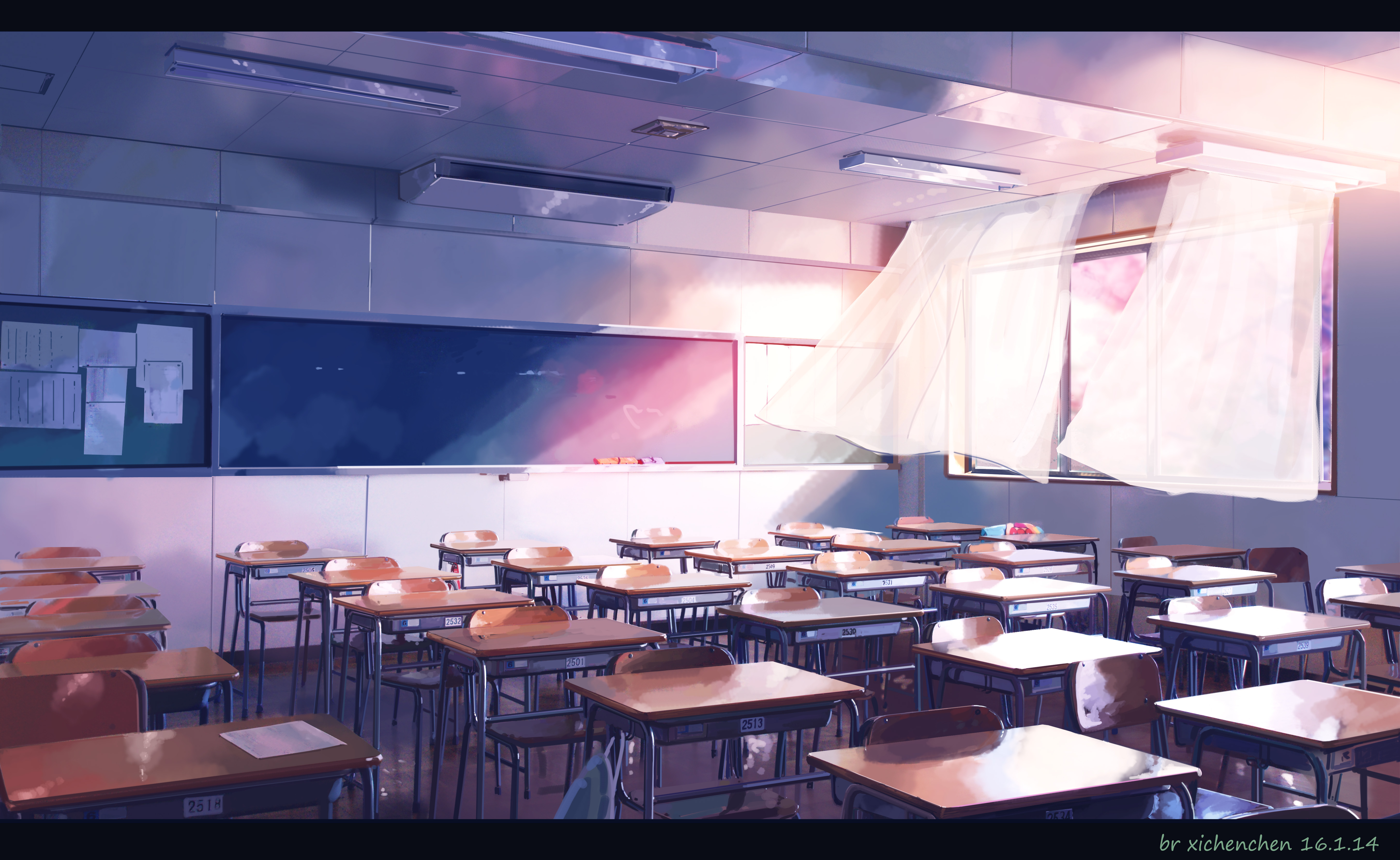 Cool Wallpapers school, anime, classroom