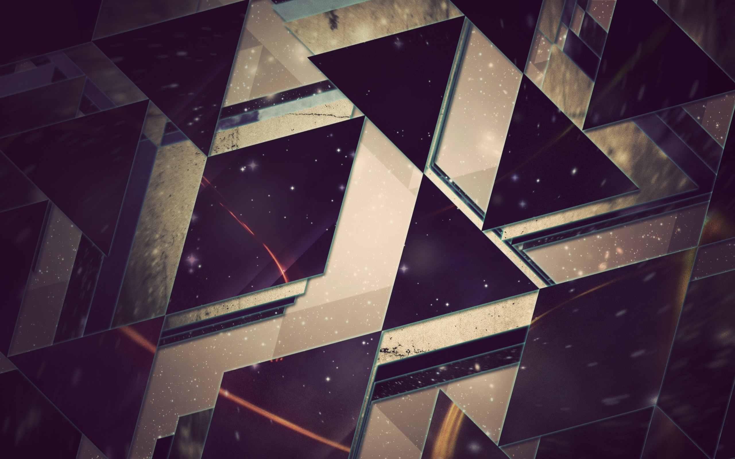 abstract, triangle