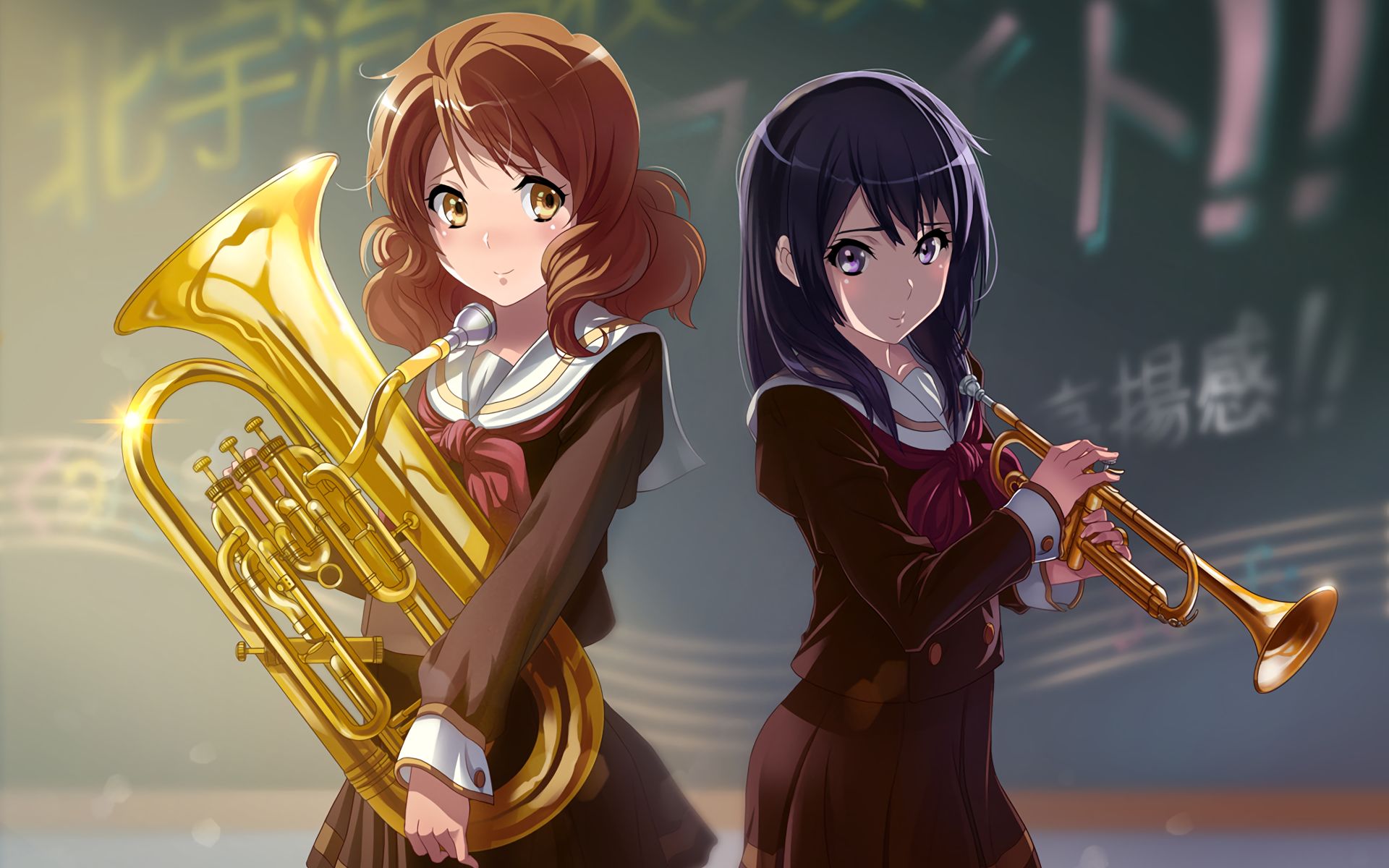 Звучи песни. Рейна Косака (Hibike Euphonium). Звучи Эуфониум Рейна Косака. Звучи Эуфониум аниме. Аниме звучи Эуфониум Кумико.