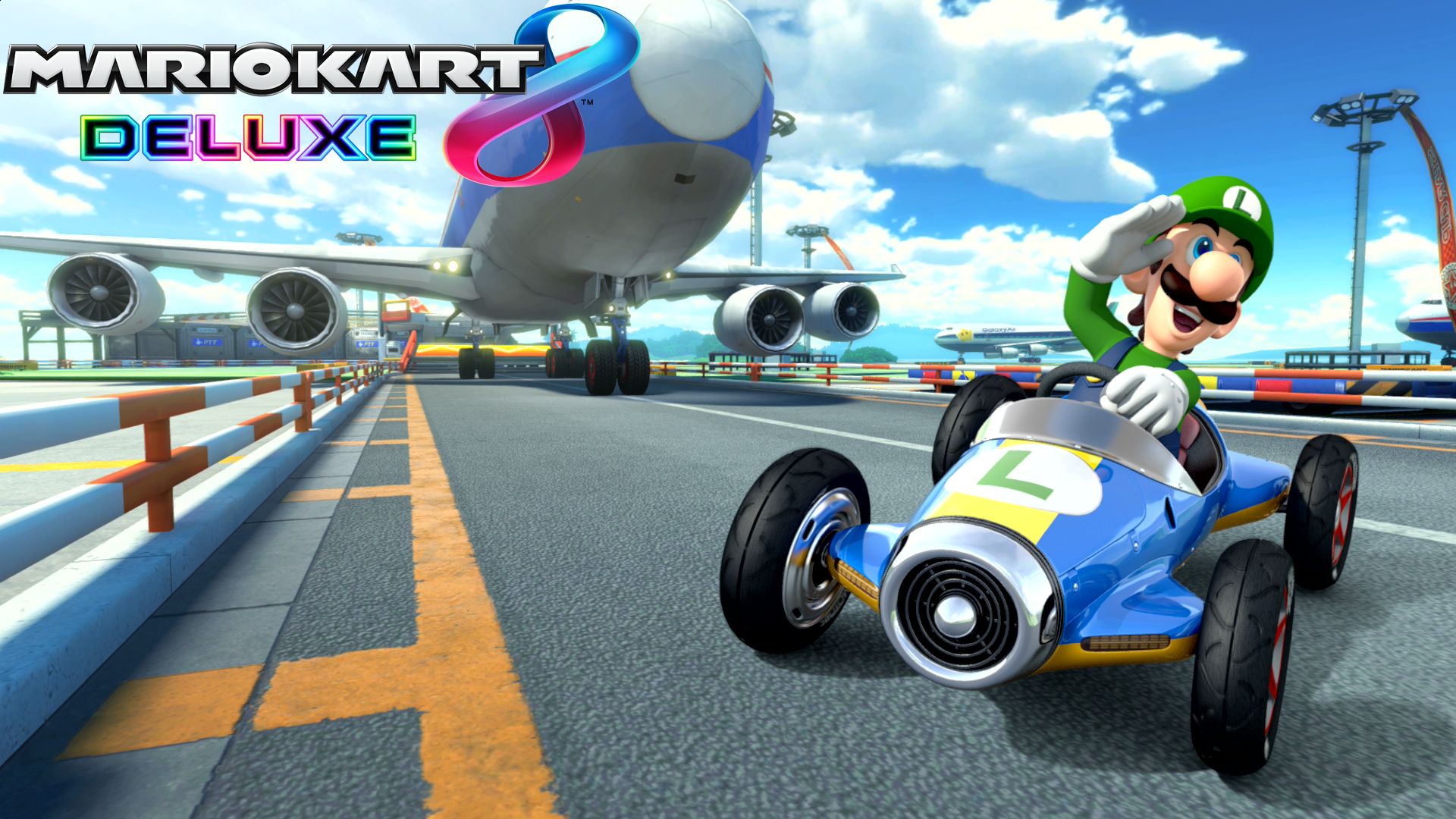 Download Exciting Mario Kart 8 Deluxe Race With Friends Wallpaper   Wallpaperscom