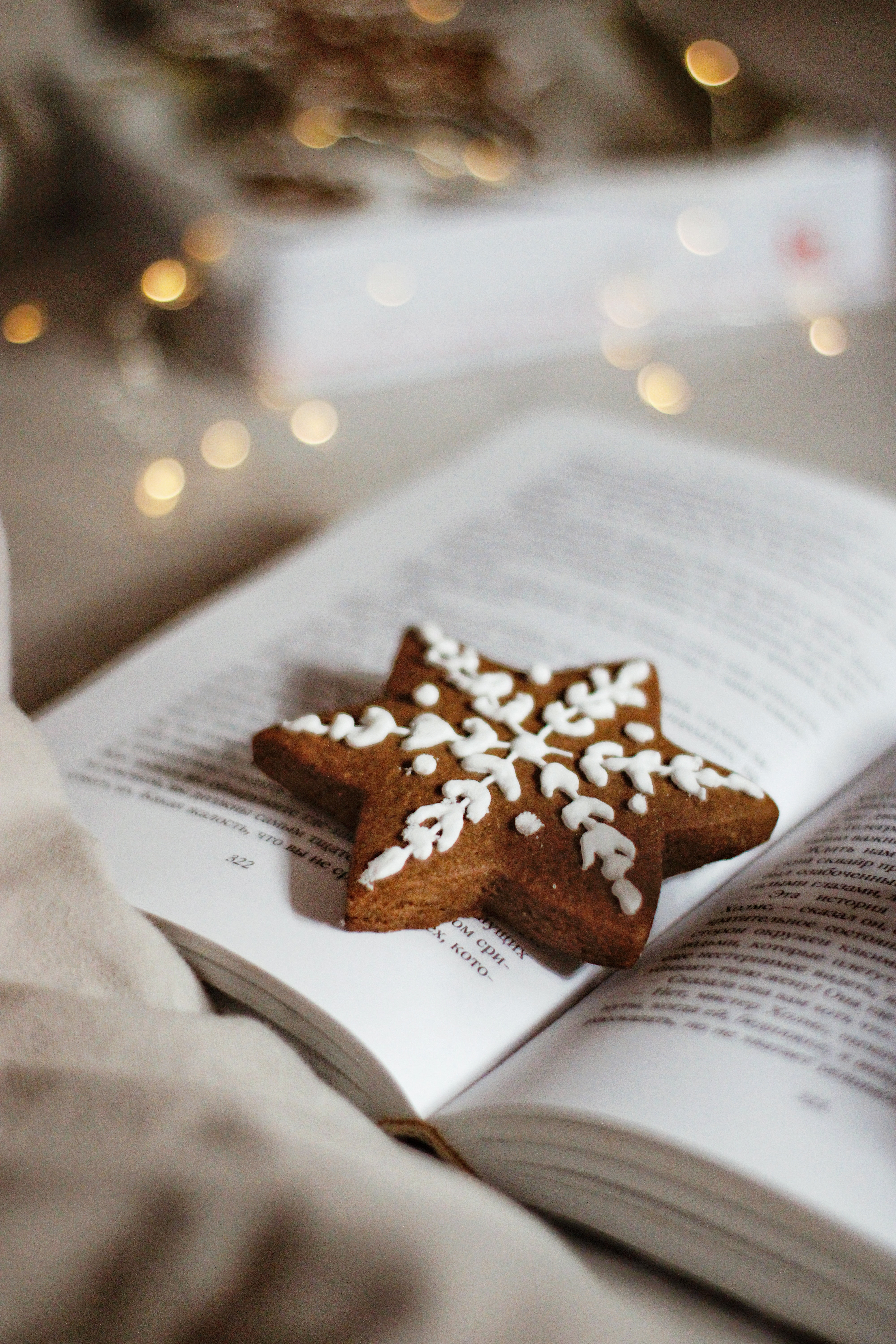 food, cookies, book, star