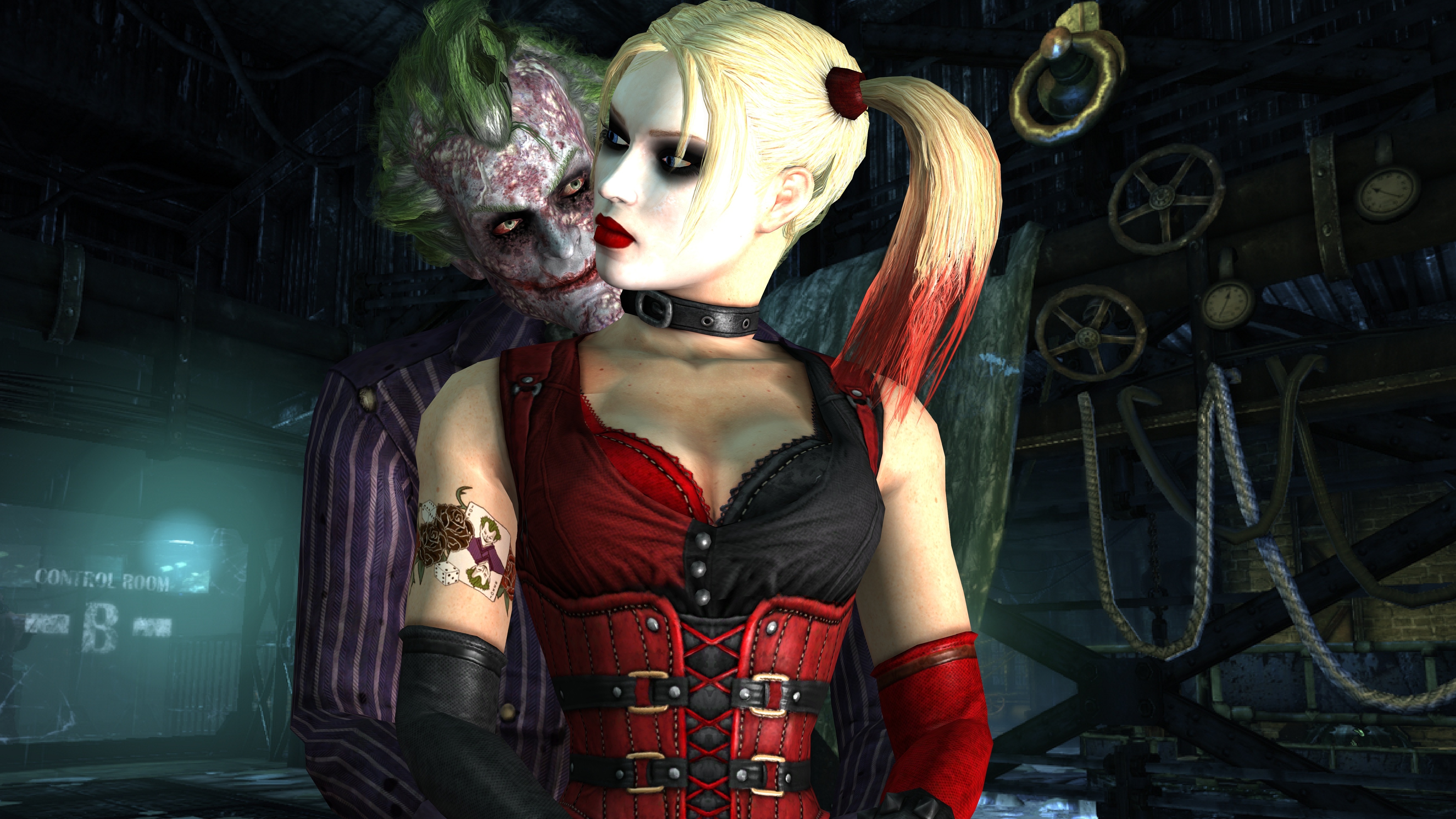 Harley Quinn and Joker Arkham Asylum wallpaper by KrAm5597 on DeviantArt