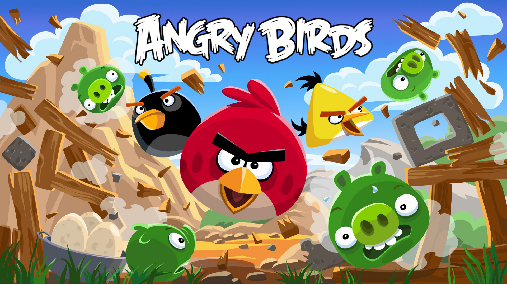 Free HD angry birds, video game