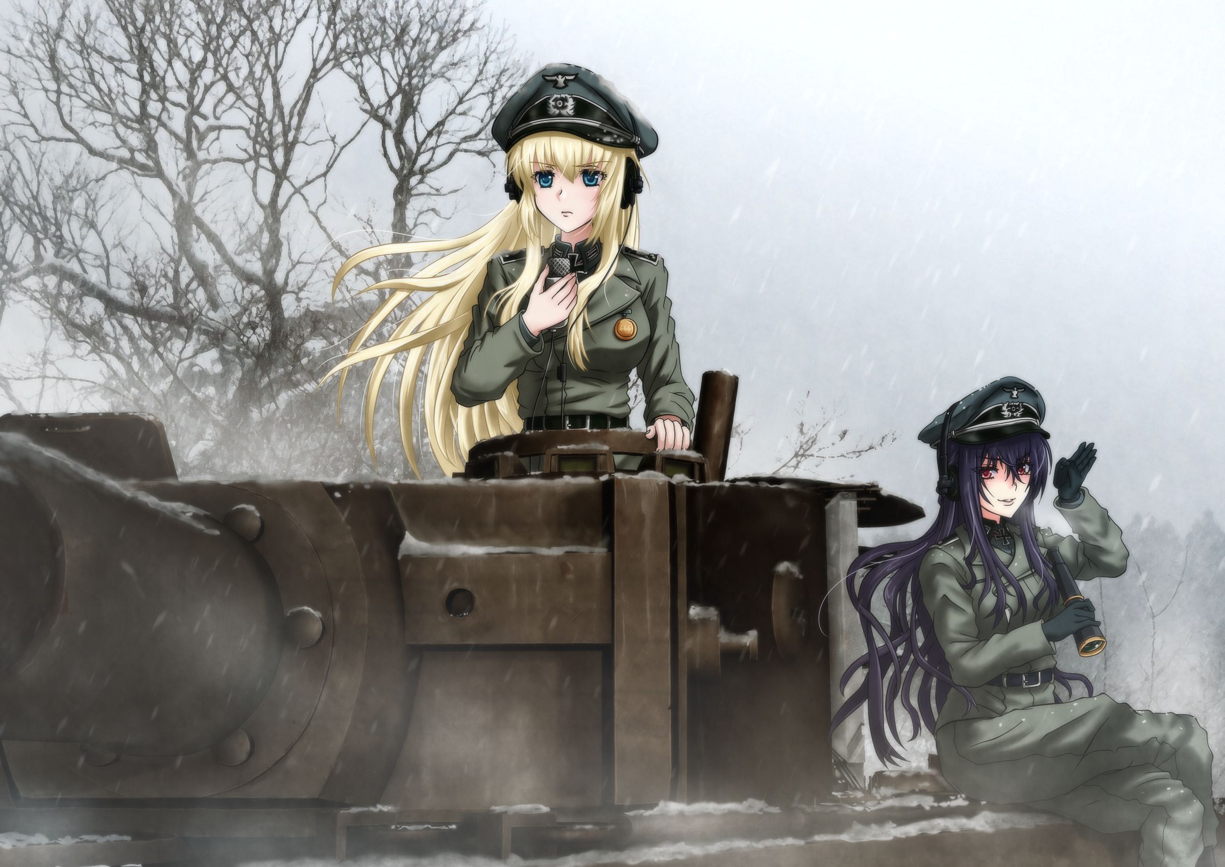 Anime Germany Second World War Female Soldier, uniform, manga, anime Music  Video, cartoon png | PNGWing