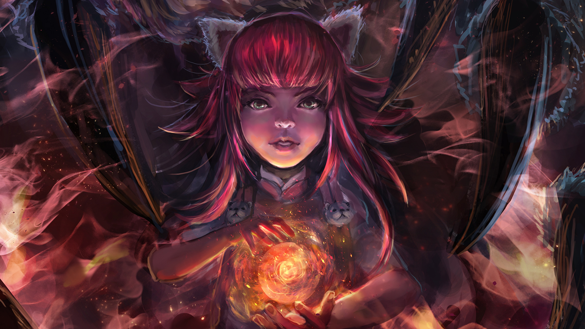 Легенда арты. Энни лига. Энни ЛОЛ. League of Legends Annie. Энни League of Legends Art.