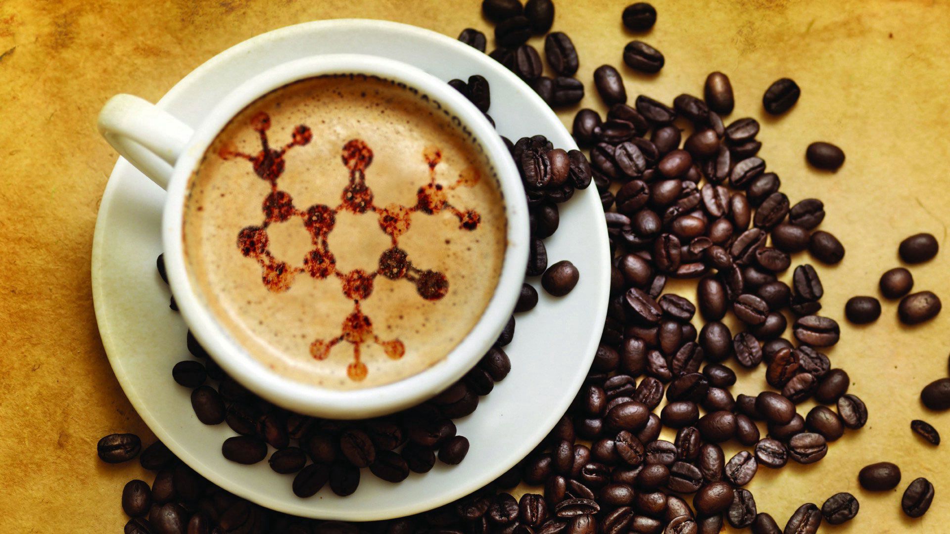 grain, food, coffee, cup, foam, grains, meerschaum, molecules