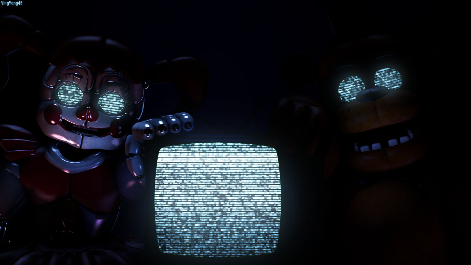 video game, five nights at freddy's 1080p