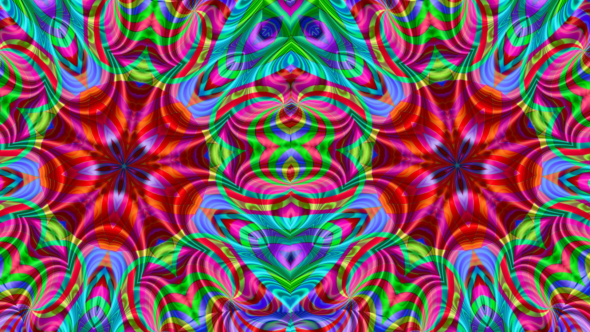 psychedelic, abstract, kaleidoscope, colors, optical, pattern Full HD