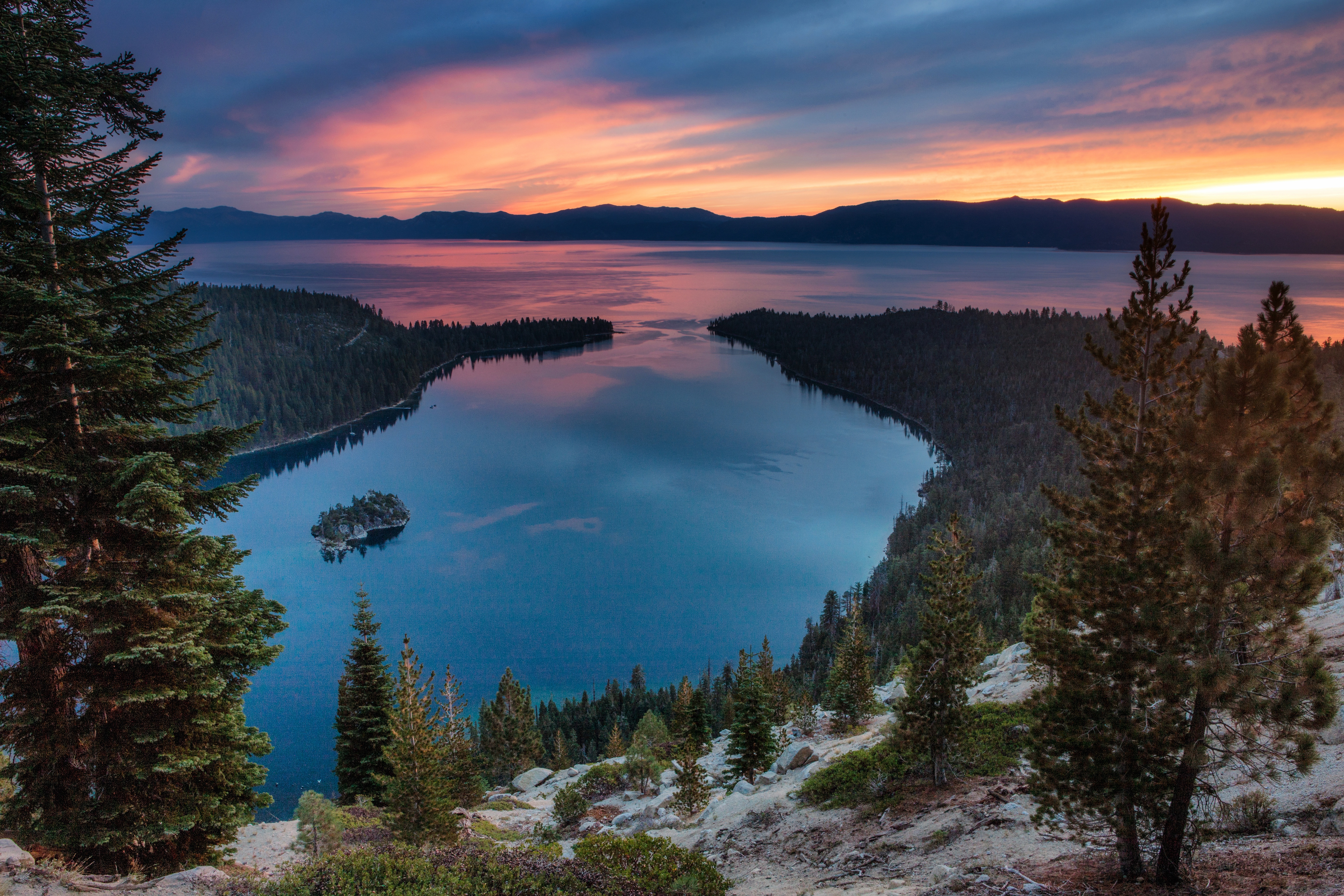482826 télécharger le fond d'écran terre/nature, lac, paysage, la nature, sierra nevada, lac tahoe, etats unis, des lacs - économiseurs d'écran et images gratuitement