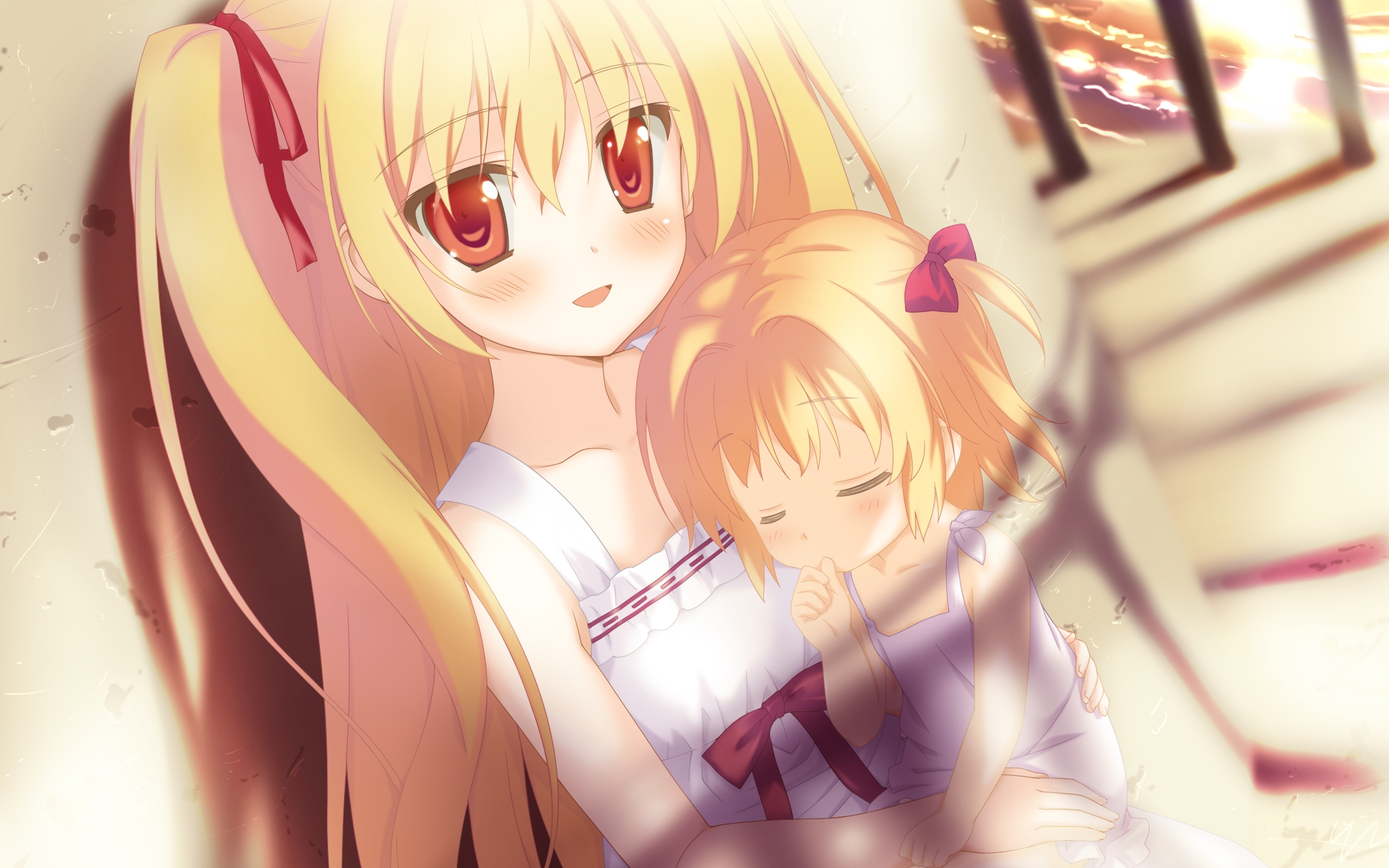 Nikaidou Shinku. Nikaidou Yuri. Sekai обои. Обои на ПК Sekai.