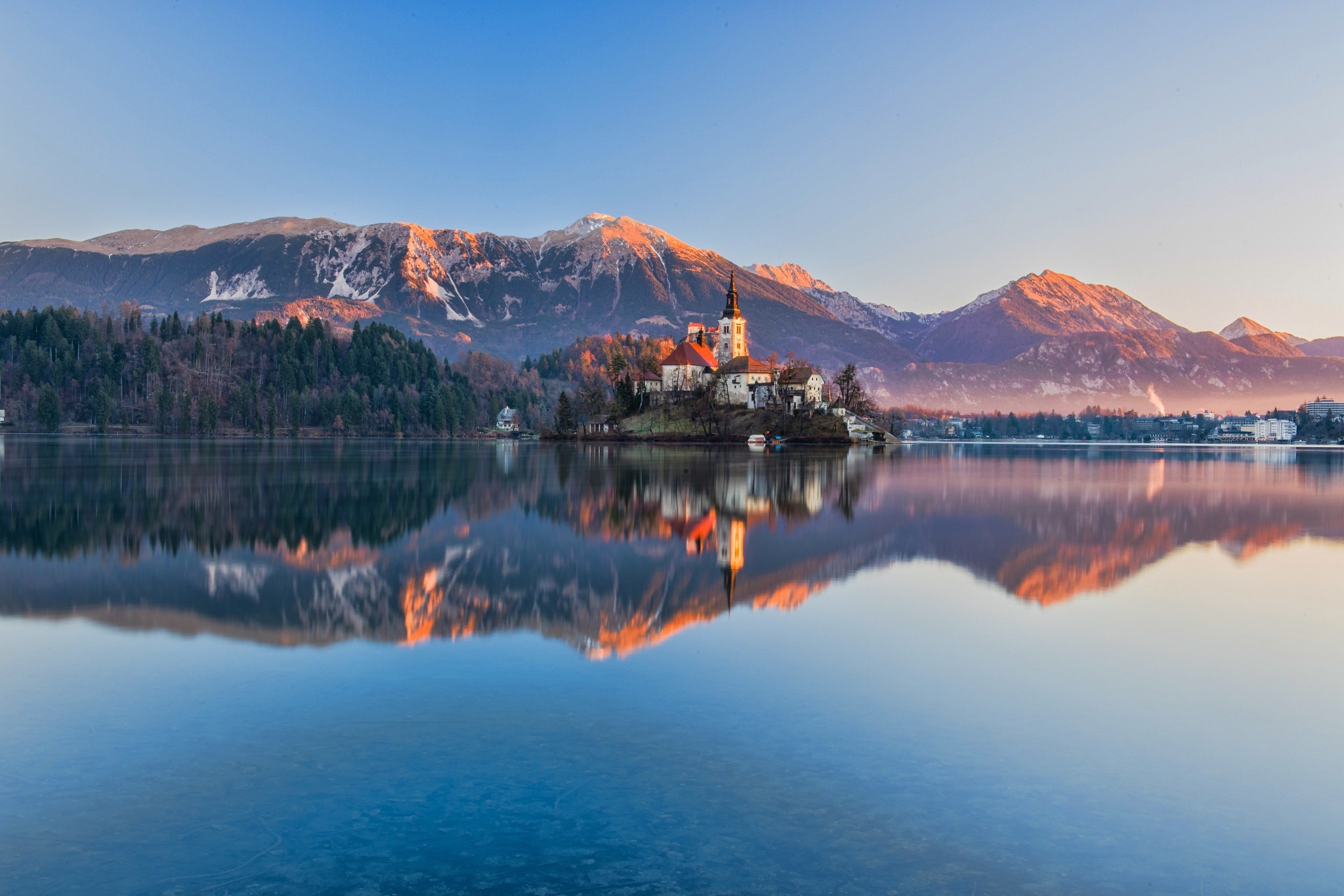 Озеро Блед Словения 1920x1080
