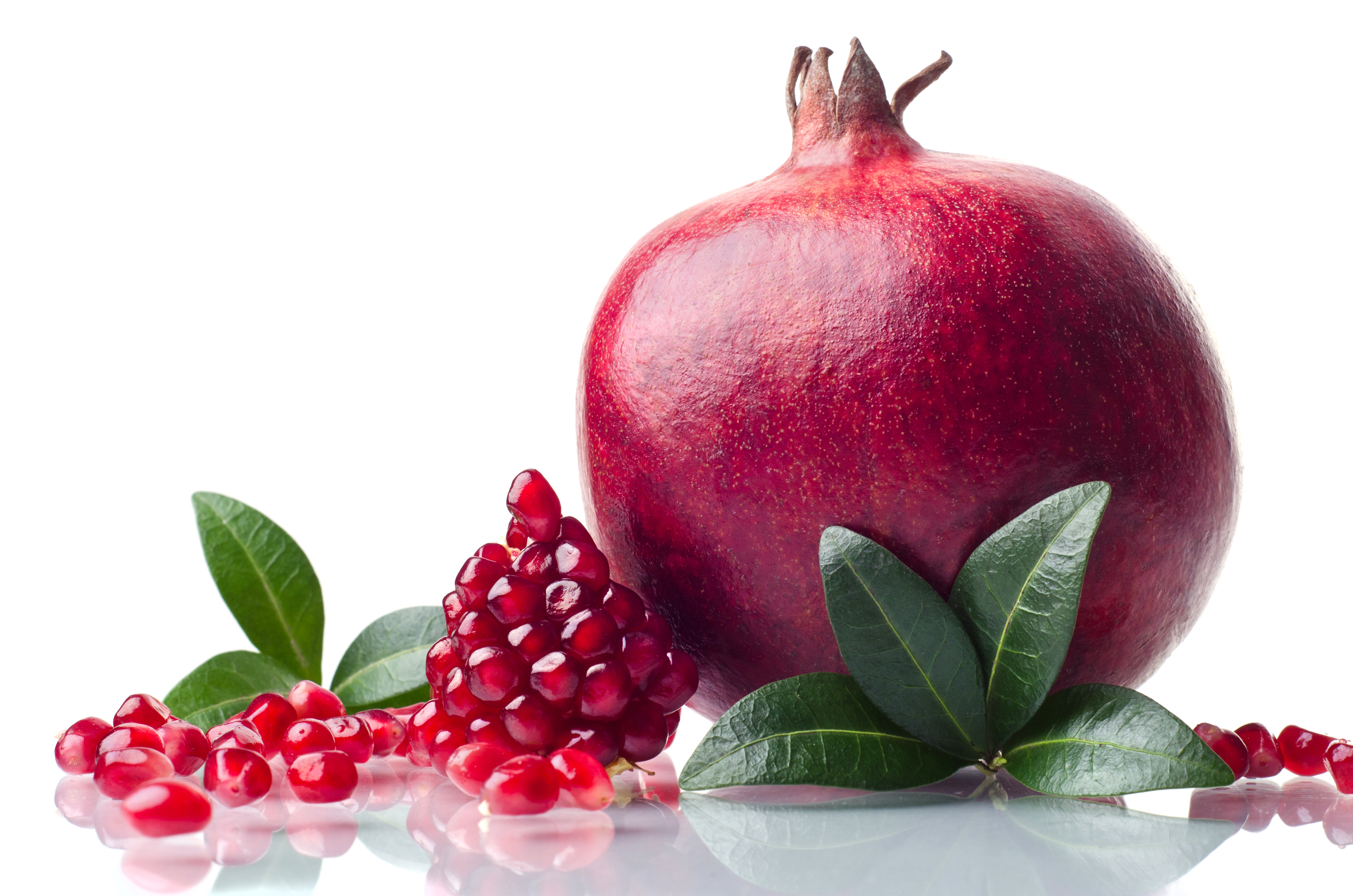 pomegranate, food, fruit, reflection, fruits