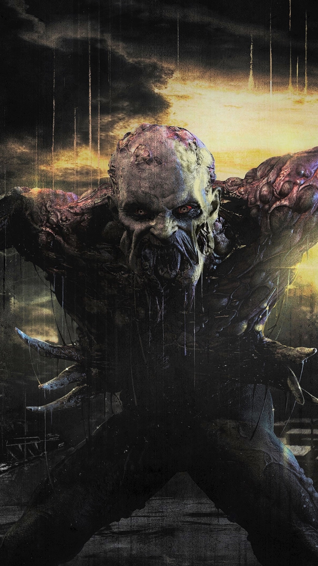 Download mobile wallpaper Creature, Creepy, Monster, Video Game, Zombie, Scary, Dying Light for free.