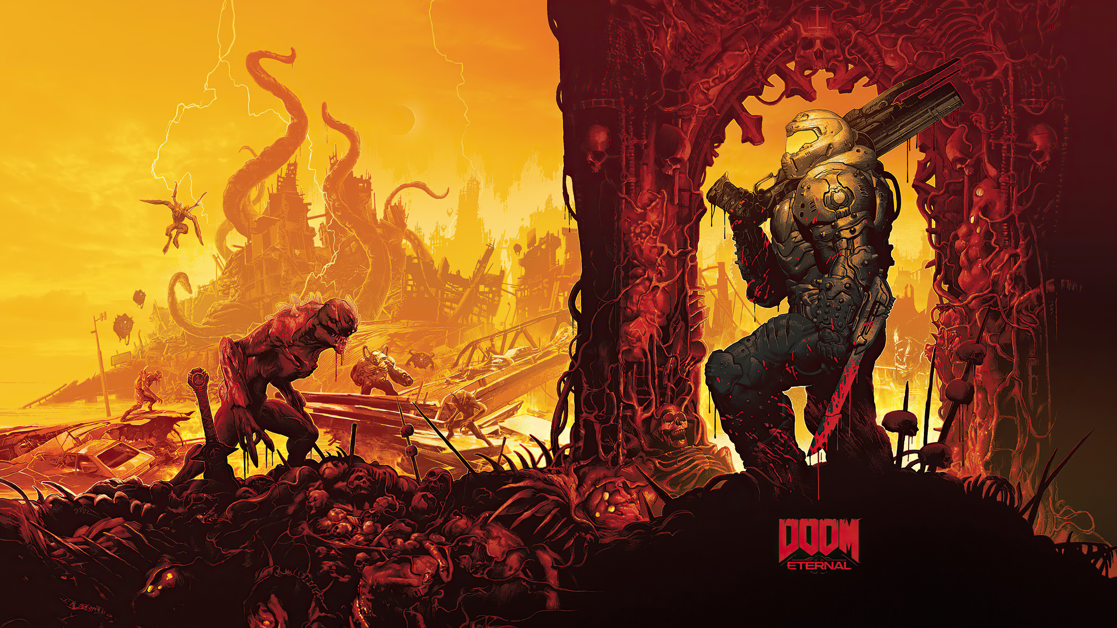 4 Doom Slayer Live Wallpapers Animated Wallpapers  MoeWalls