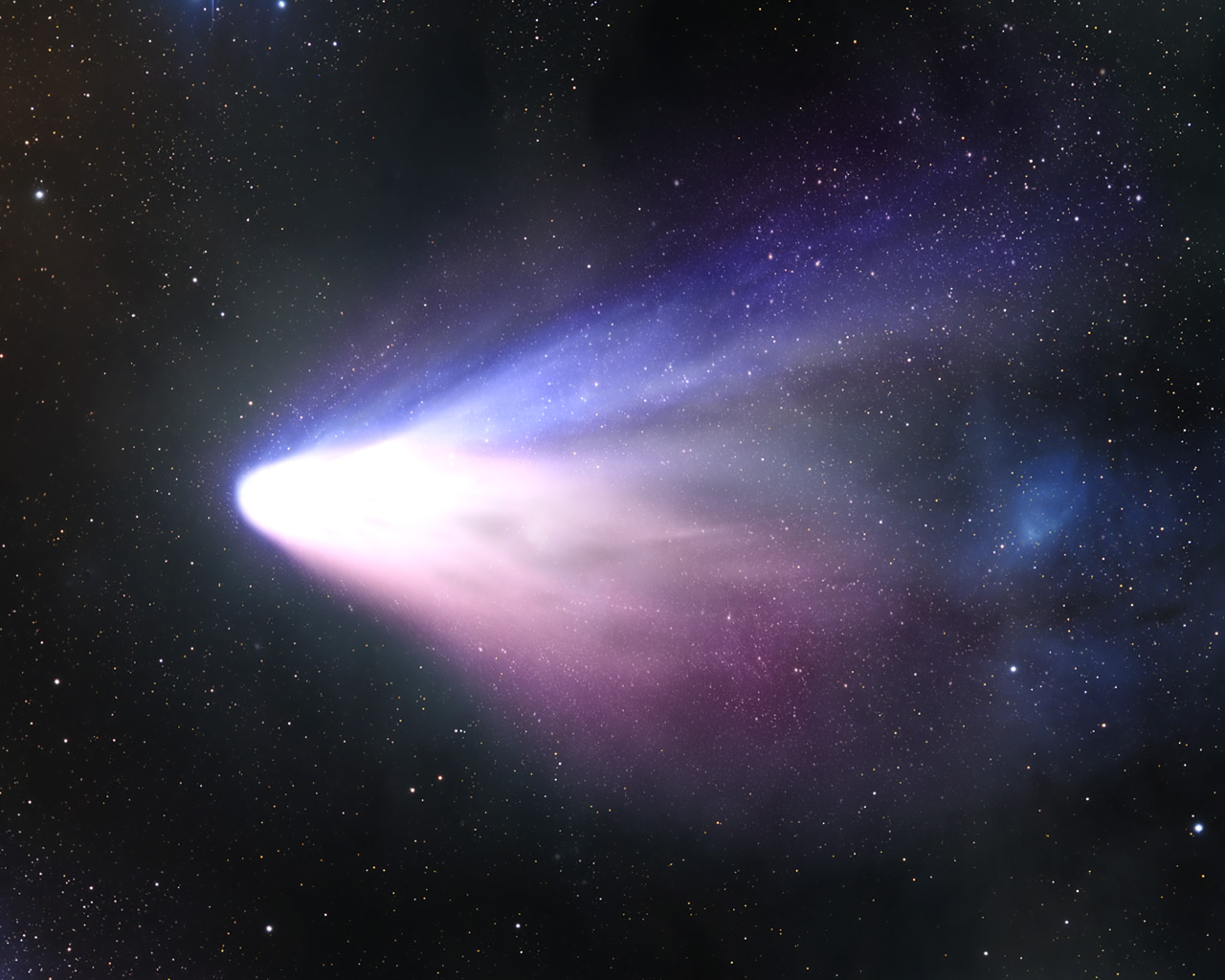 1513303 Hintergrundbild herunterladen science fiction, komet, platz - Bildschirmschoner und Bilder kostenlos