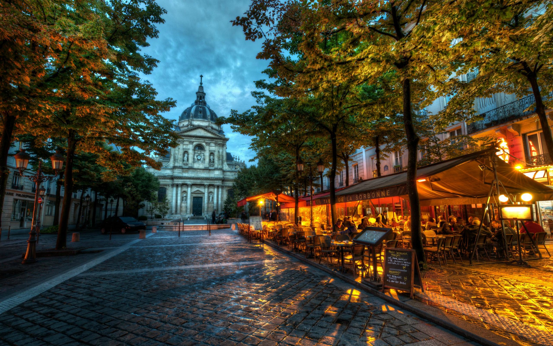 europe, photography, place, france, hdr, paris, the sorbonne Smartphone Background