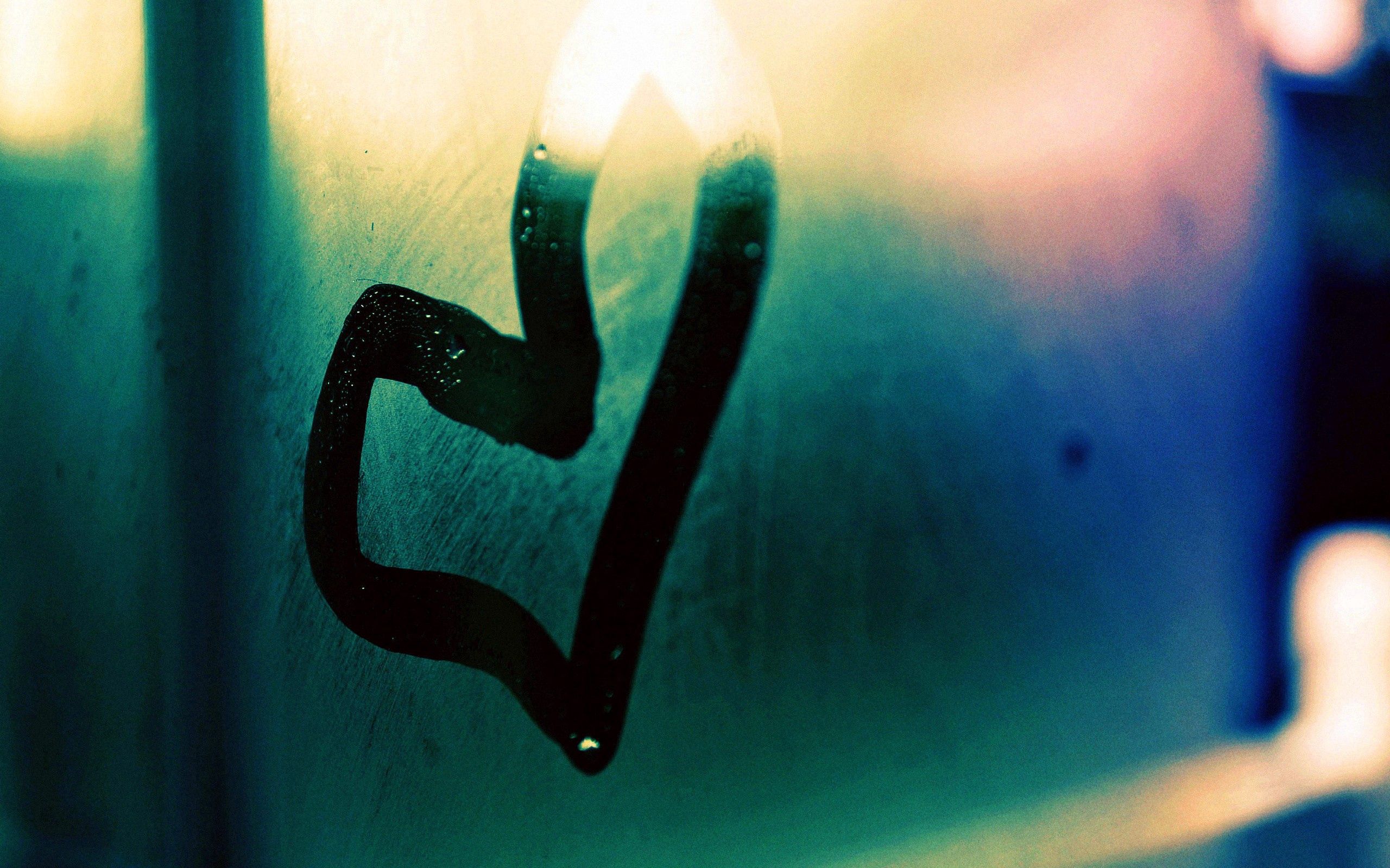 Download mobile wallpaper Macro, Steam, Glass, Heart for free.