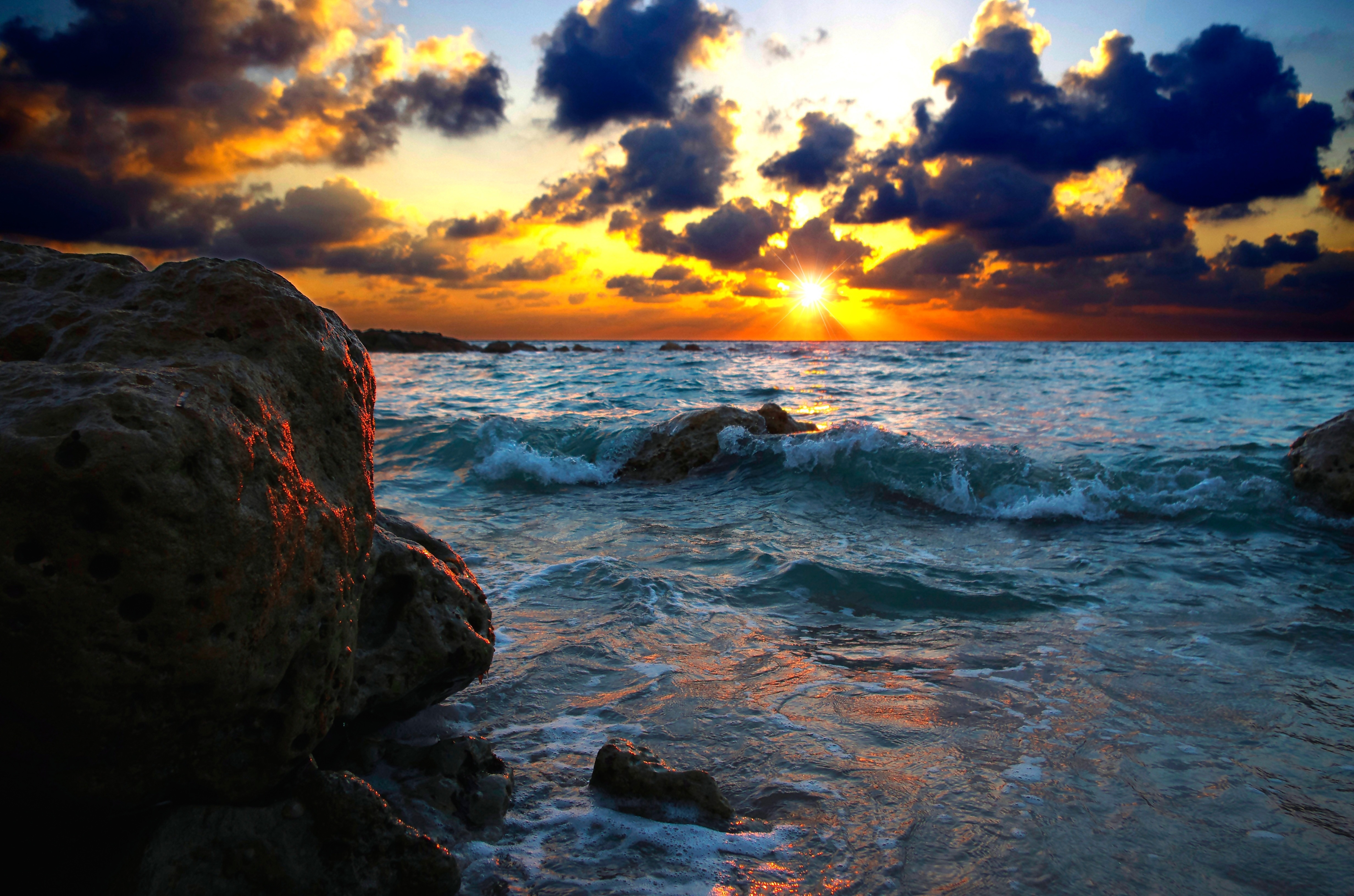Laden Sie das Surfen, Stones, Sunset, Natur, Sea-Bild kostenlos auf Ihren PC-Desktop herunter